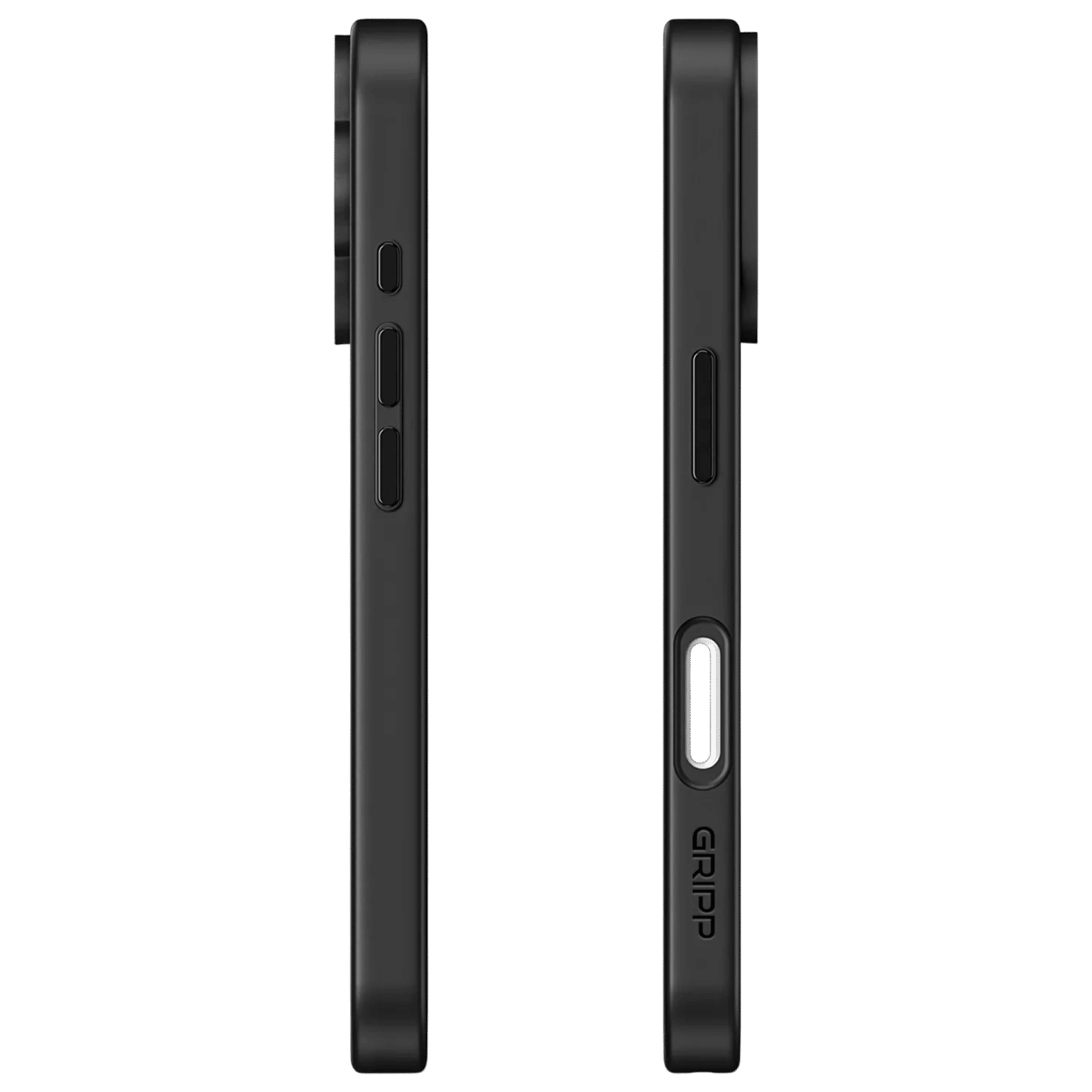 GRIPP Clarion Hard & Soft TPU & Polycarbonate Back Cover for Apple iPhone 16 (MagSafe Compatibility, Black)_4