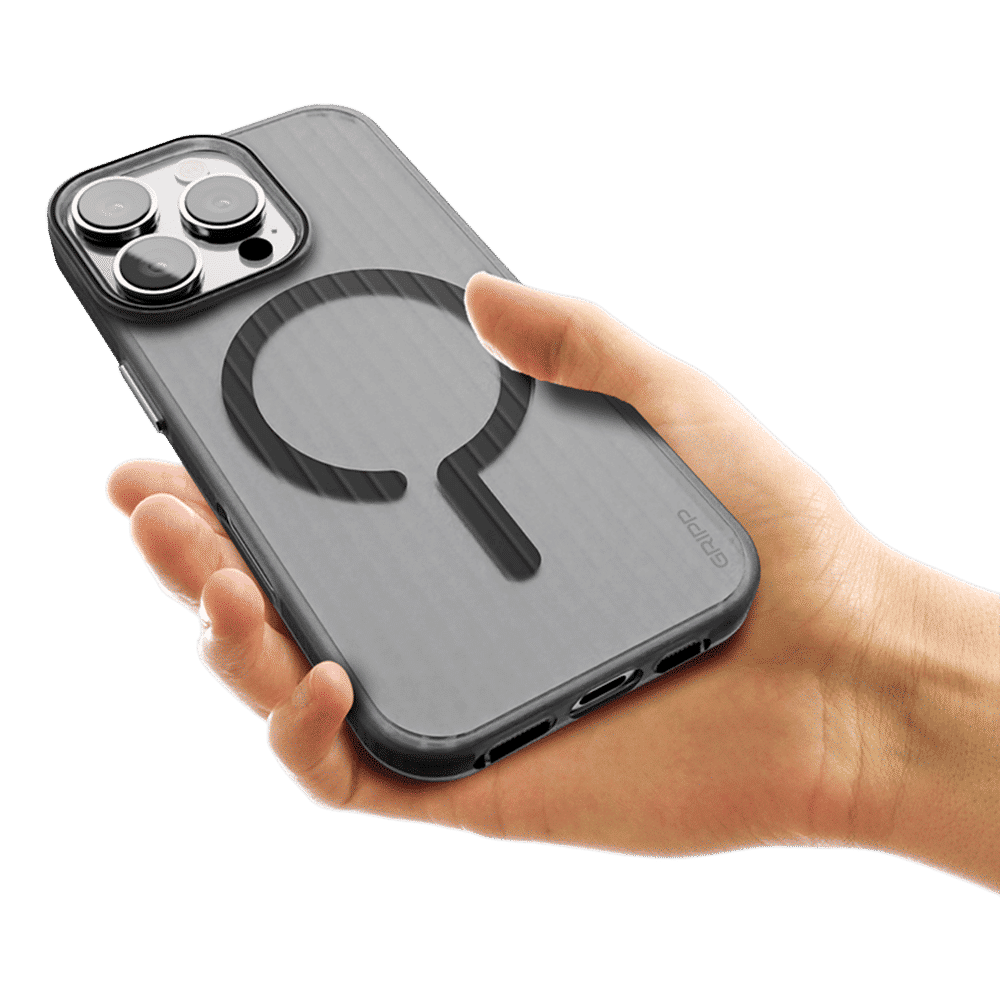 GRIPP Slimfit TPU Back Cover for Apple iPhone 16 Pro (MagSafe Charging Support, Black)_6