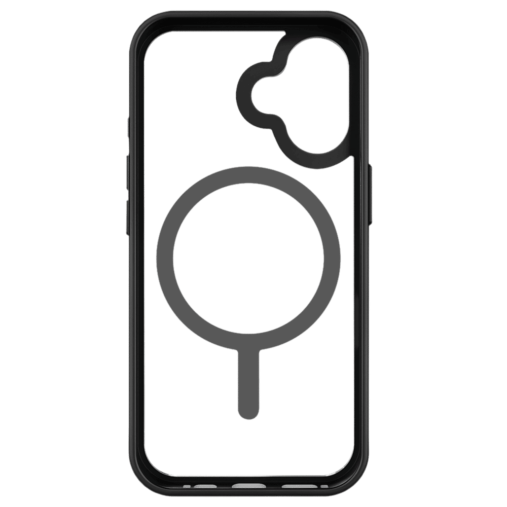 GRIPP Clarion Hard & Soft TPU & Polycarbonate Back Cover for Apple iPhone 16 Plus (MagSafe Compatible, Black)_4