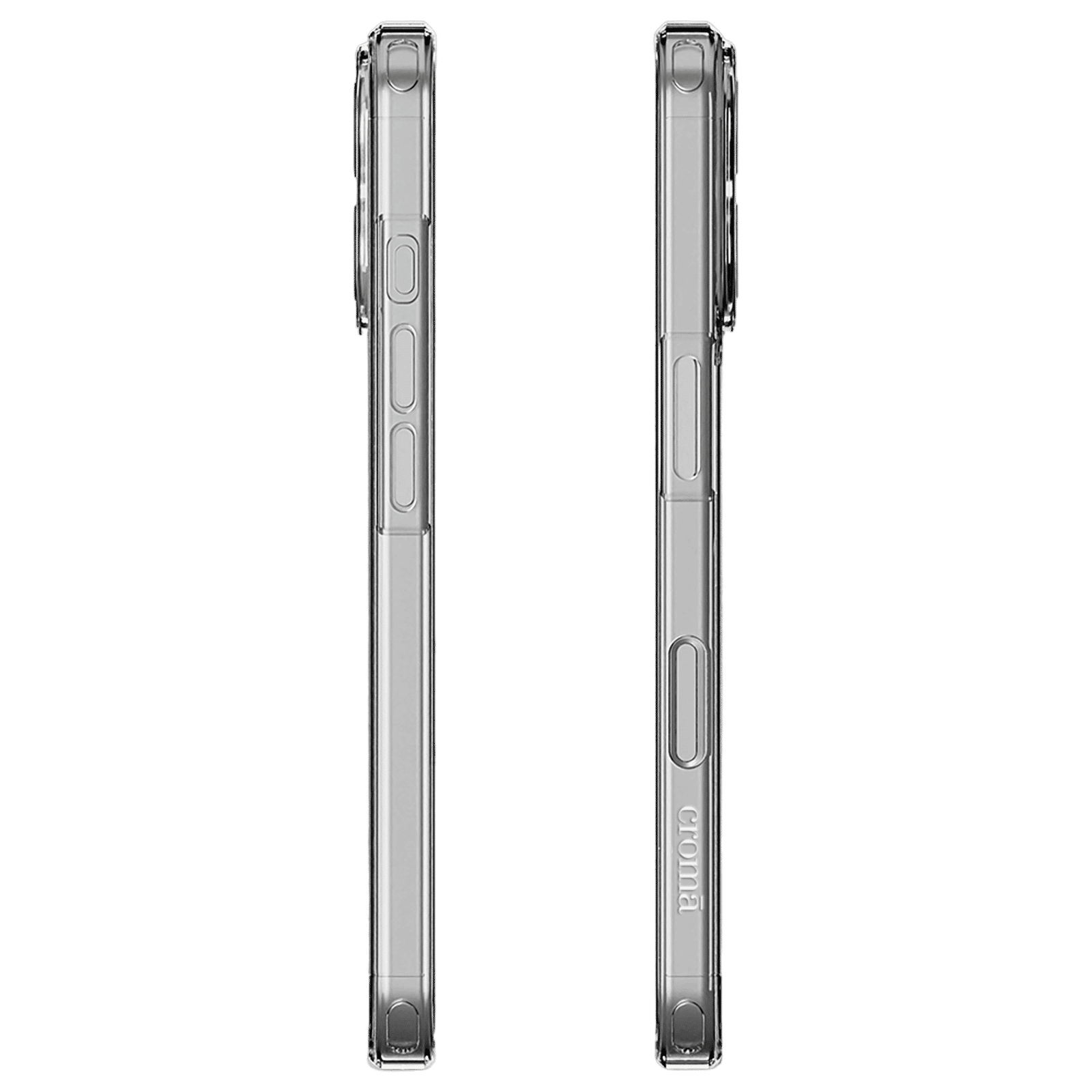 Croma TPU Back Cover for Apple iPhone 16 Plus (MagSafe Compatible, Transparent)_4