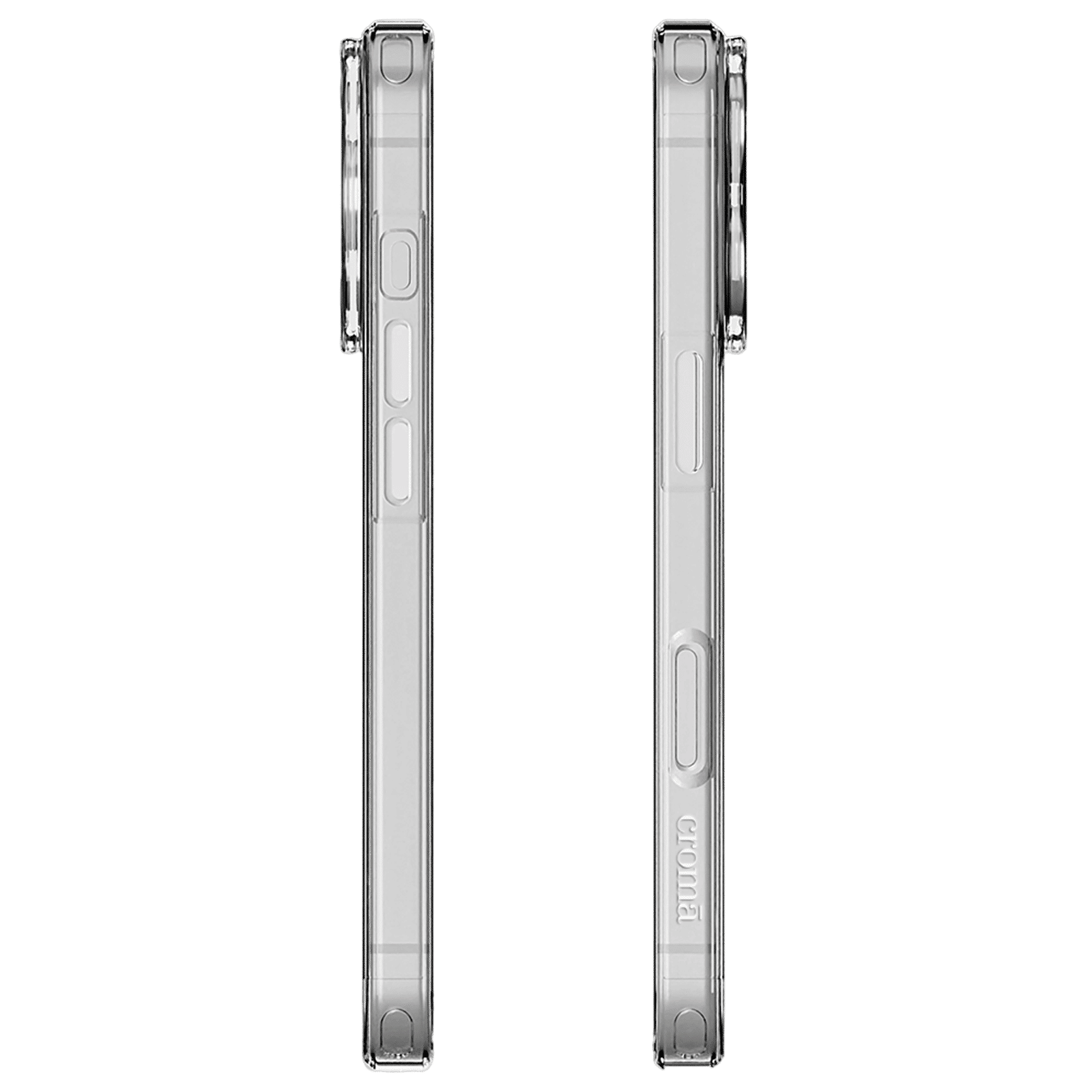Croma TPU Back Cover for Apple iPhone 16 Pro (Magsafe Compatible, Transparent)_4