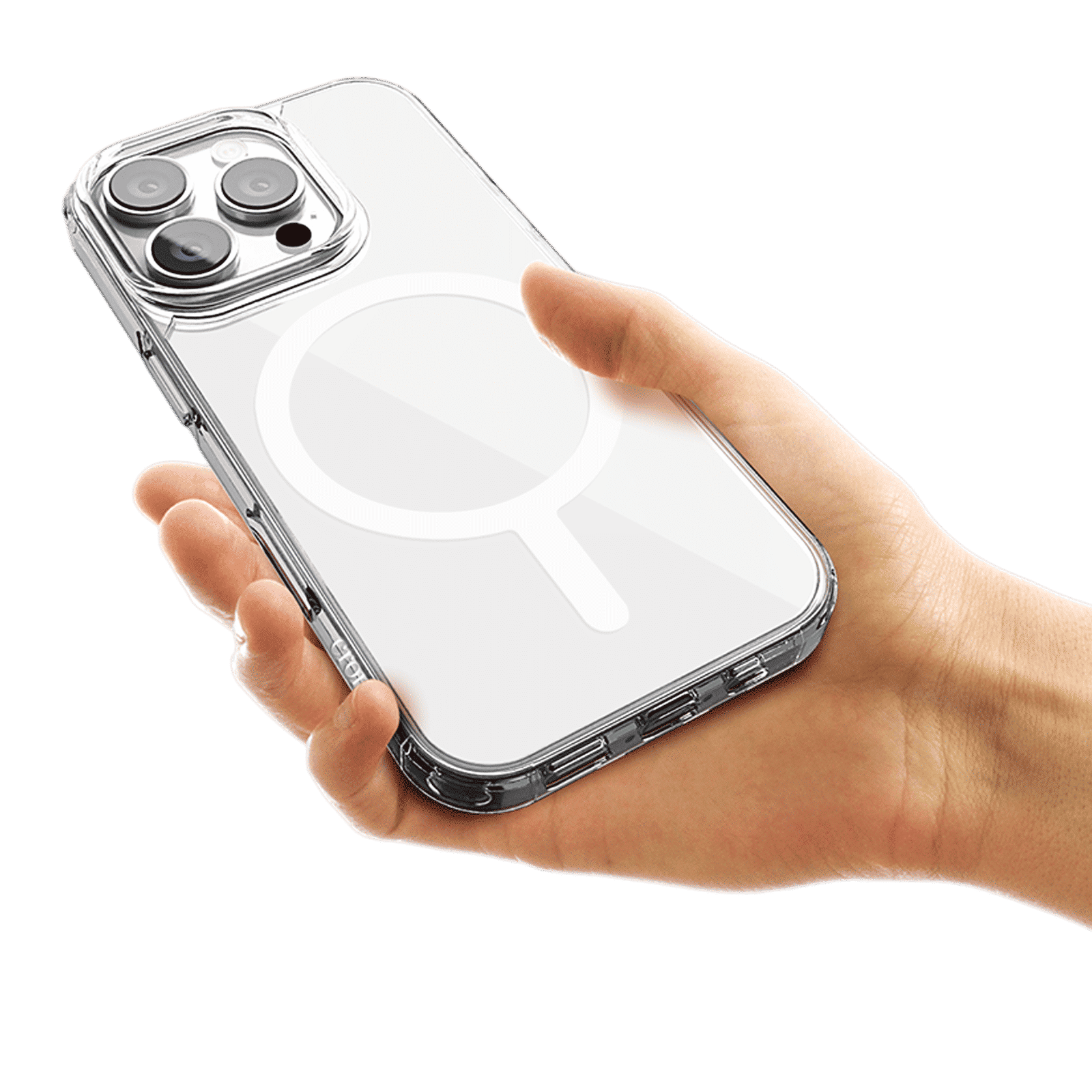 Croma TPU Back Cover for Apple iPhone 16 Pro (Magsafe Compatible, Transparent)_7