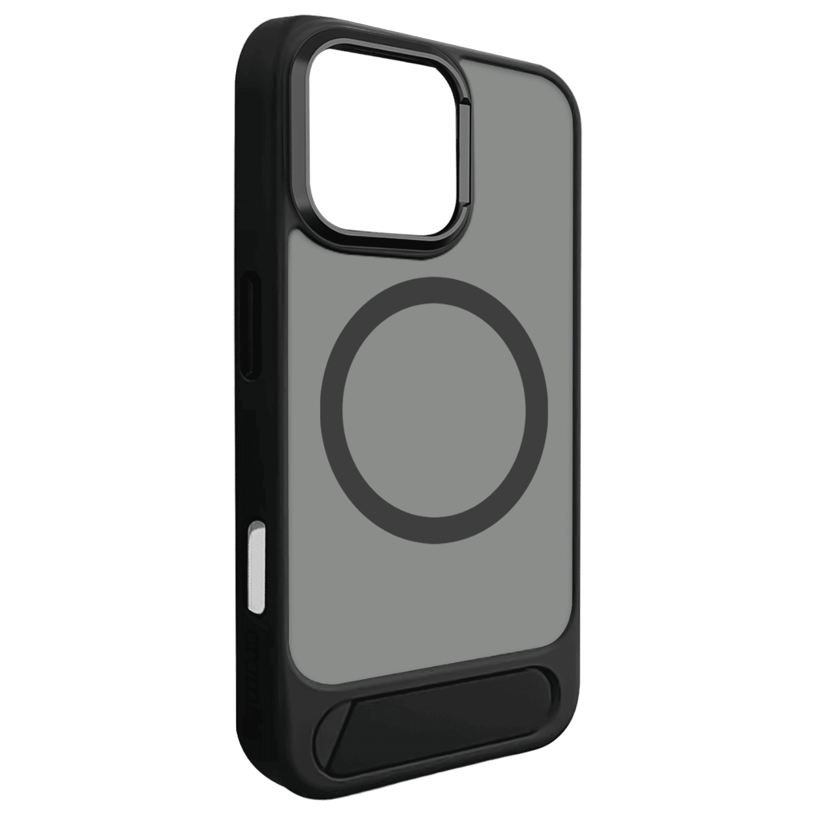 Croma Tempered Glass & TPU Back Cover Combo for Apple iPhone 16 Pro (MagSafe Compatible, Matte Black)_3