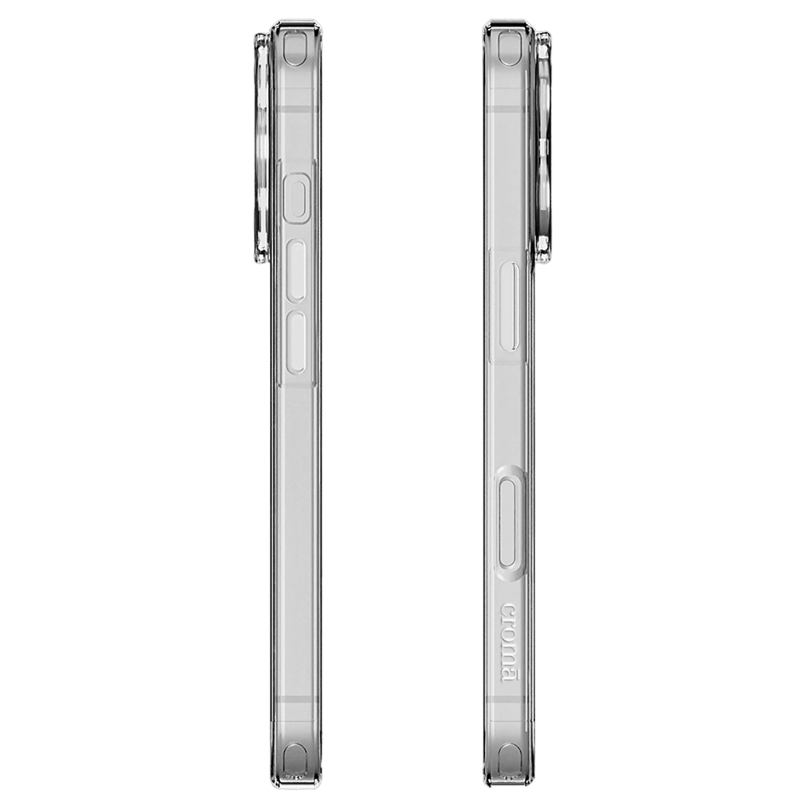 Croma Tempered Glass & TPU Back Cover Combo for Apple iPhone 16 Pro Max (MagSafe Compatible, Transparent)_4