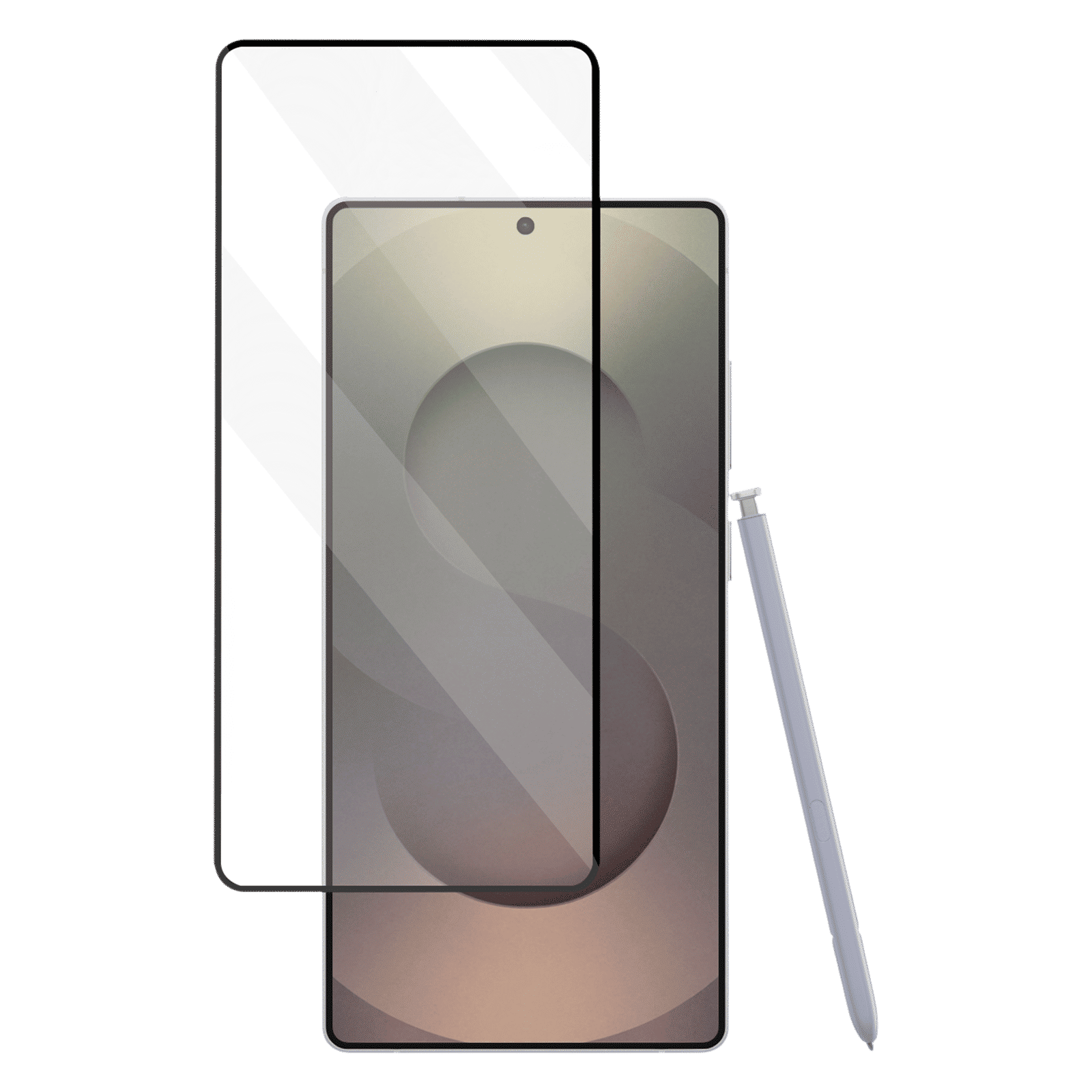 GRIPP 3D Tempered Glass, TPU & Polycarbonate Back Cover & Focal Camera Lens Protector Combo for SAMSUNG Galaxy S25 Ultra (Wireless Charging Compatible, Clear)_2