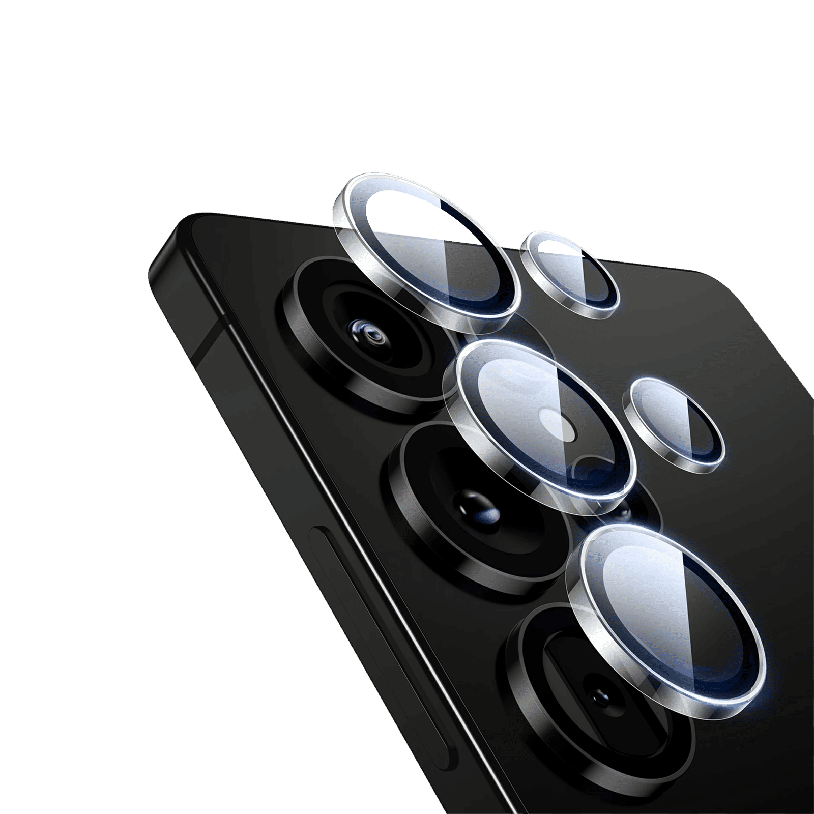 GRIPP 3D Tempered Glass, TPU & Polycarbonate Back Cover & Focal Camera Lens Protector Combo for SAMSUNG Galaxy S25 Ultra (Wireless Charging Compatible, Clear)_3