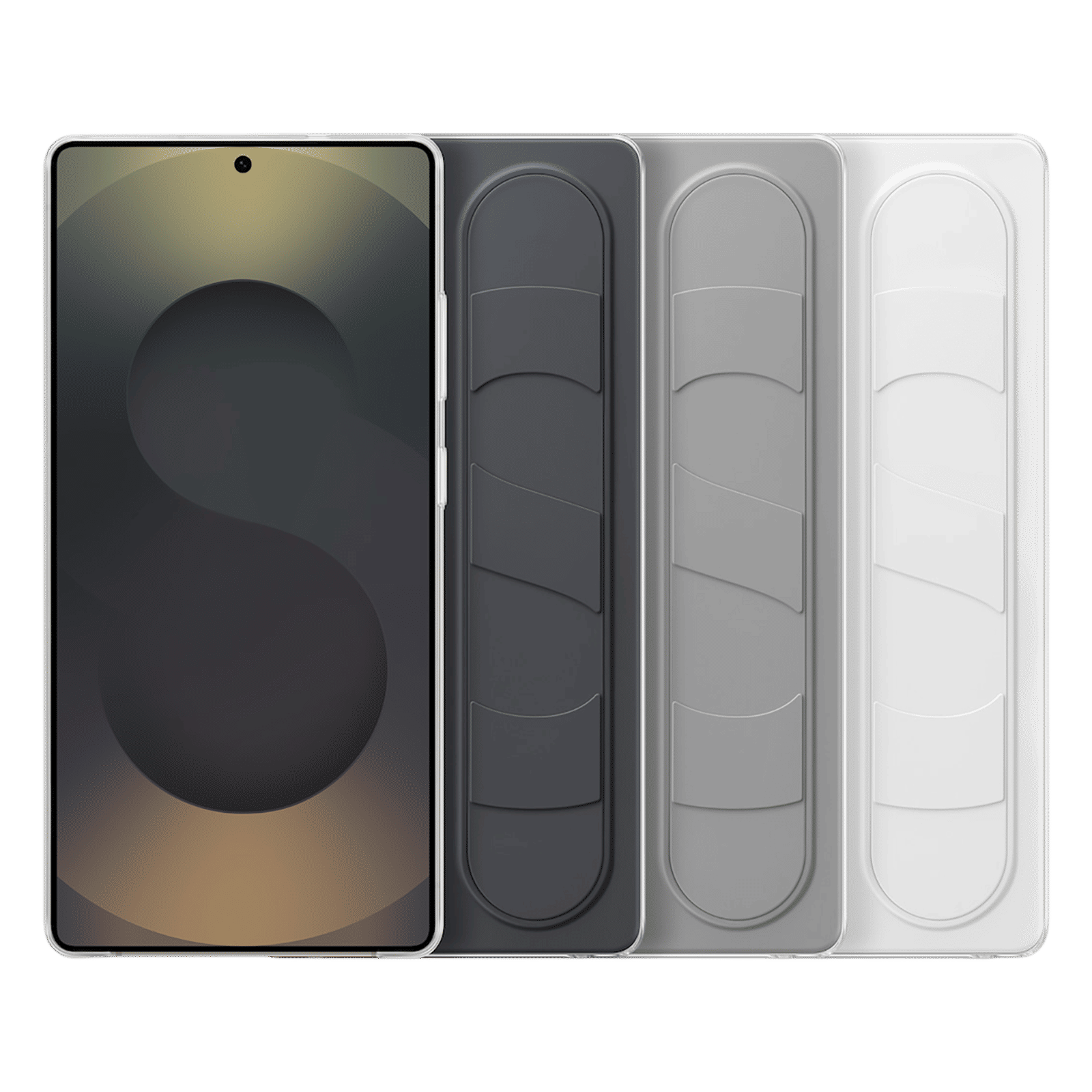 SAMSUNG Polycarbonate Standing Grip Case for SAMSUNG Galaxy S25 Ultra (Ul Certified, Black)_7