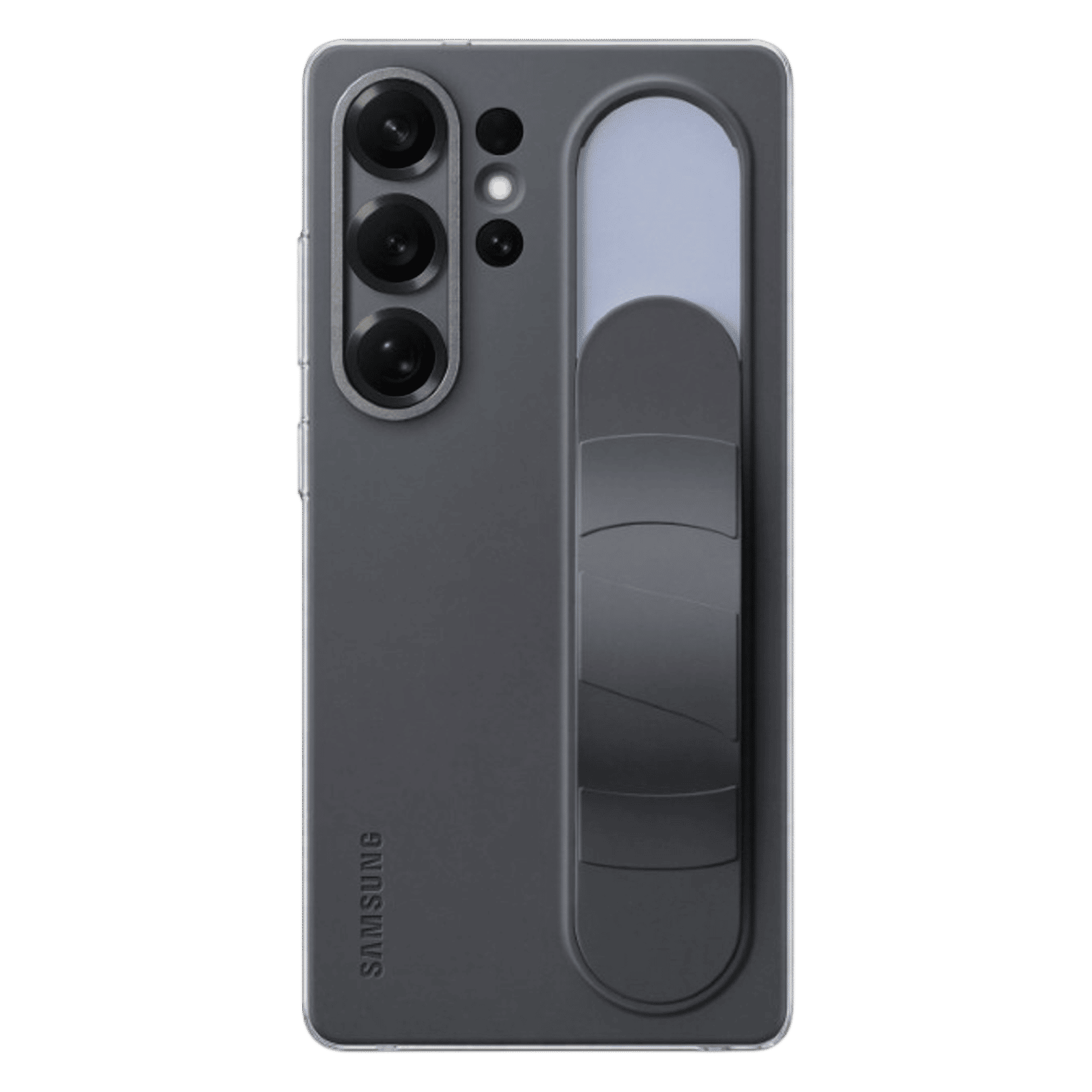 SAMSUNG Polycarbonate Standing Grip Case for SAMSUNG Galaxy S25 Ultra (Ul Certified, Black)_3