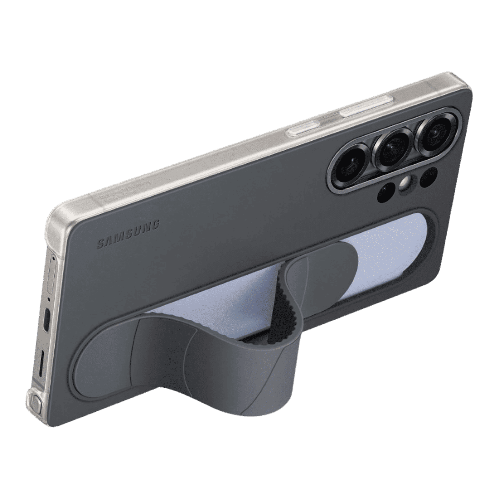 SAMSUNG Polycarbonate Standing Grip Case for SAMSUNG Galaxy S25 Ultra (Ul Certified, Black)_4