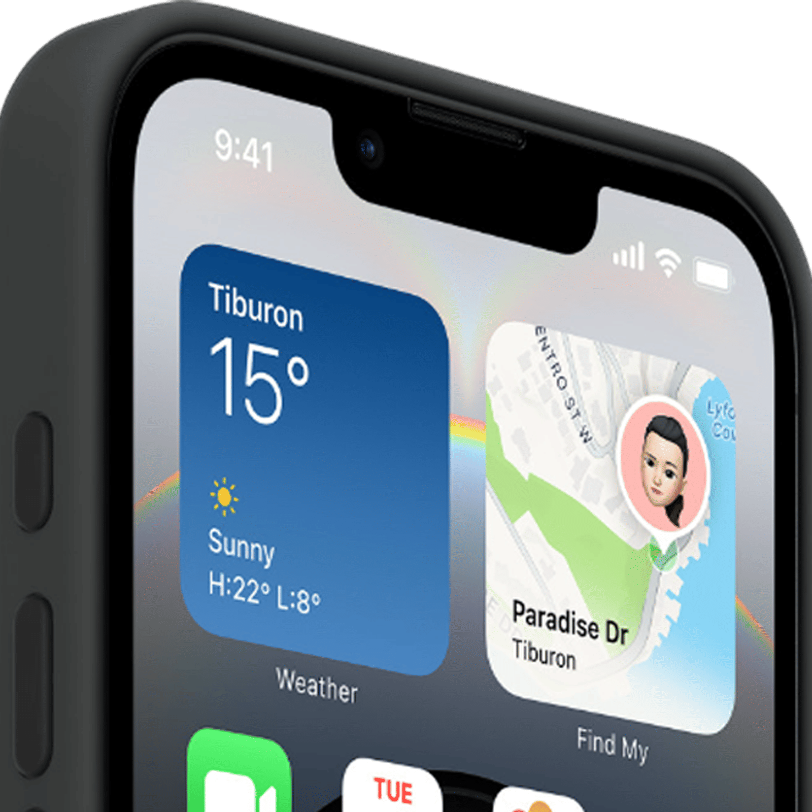 Apple MD3N4ZM/A Soft Silicon Back Cover for iPhone 16e (Soft Microfiber Lining, Black)_4