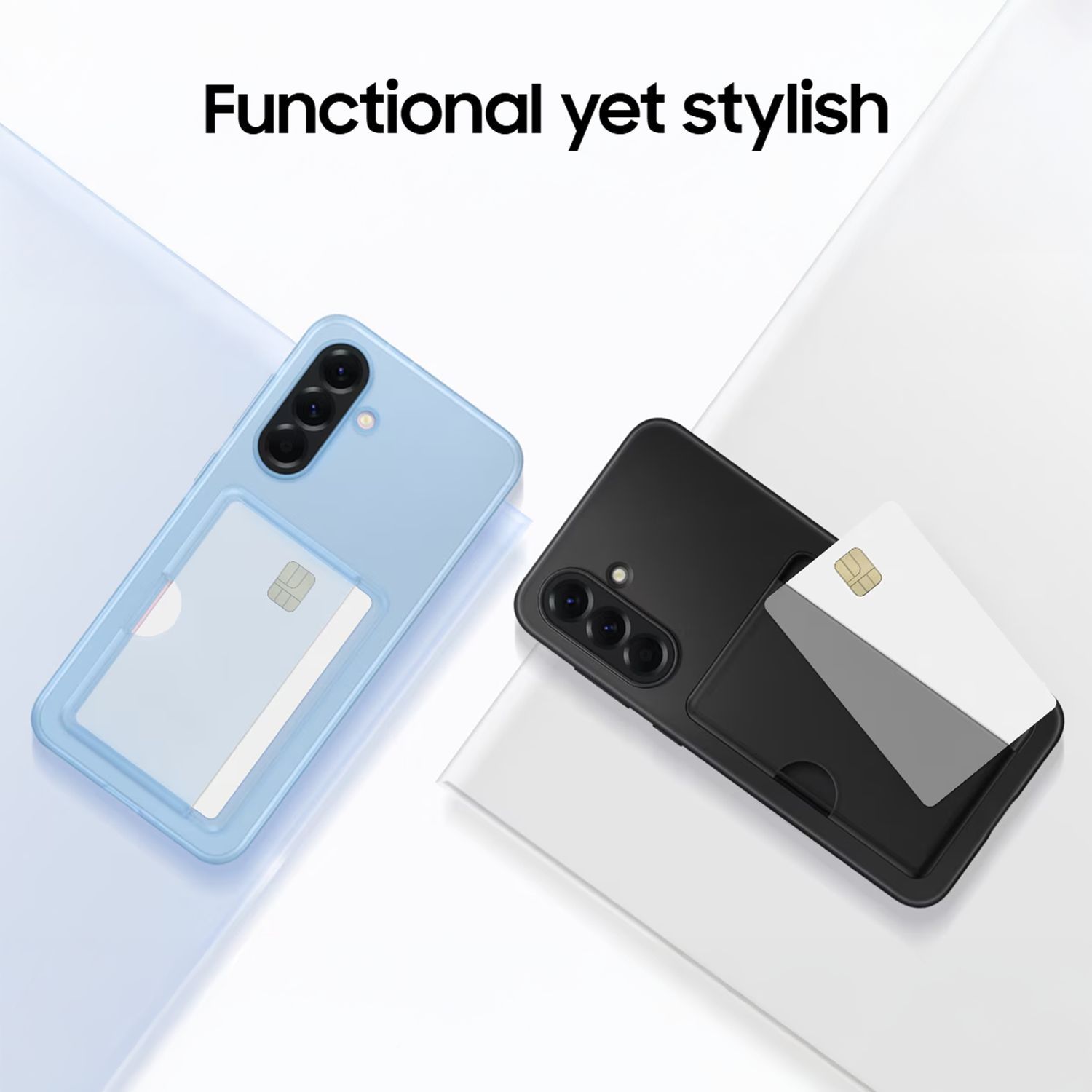 SAMSUNG TPU Card Slot Case for SAMSUNG Galaxy A56 5G (Wallet-free, Black)_7