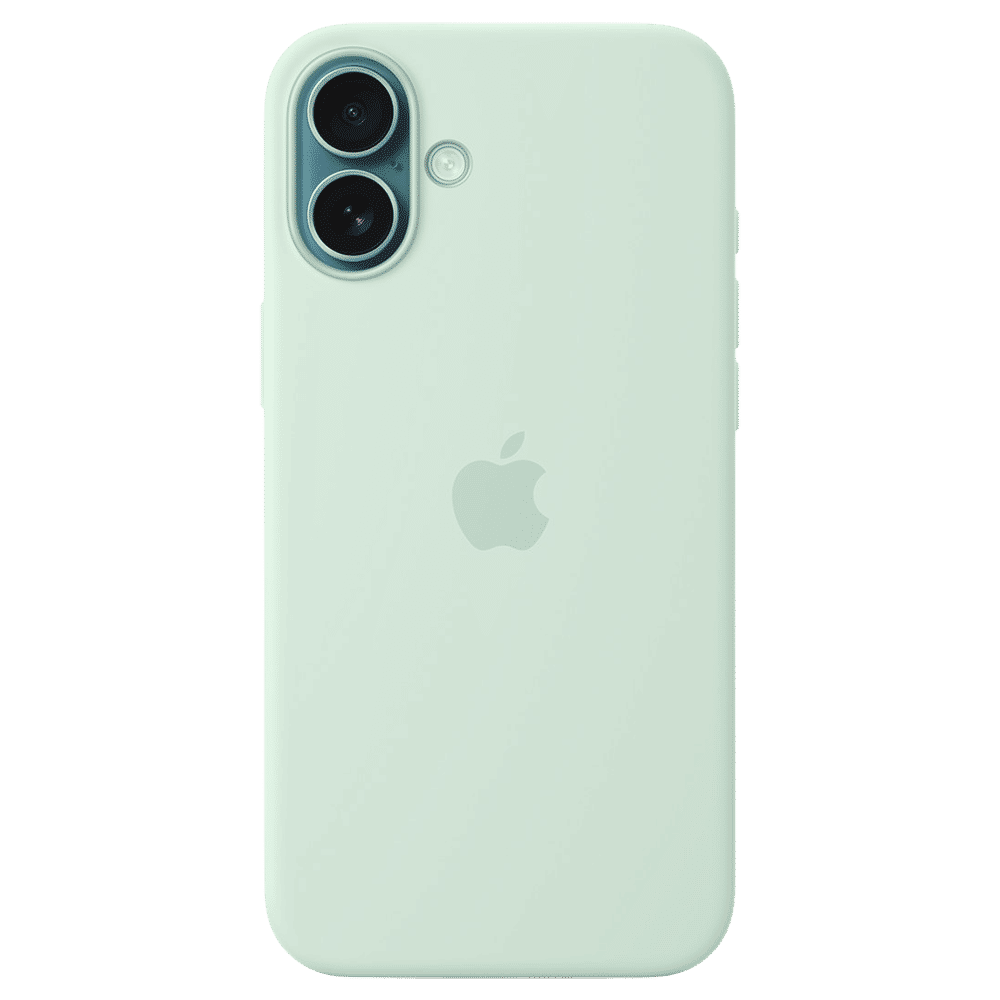 Apple Soft Silicone Back Cover Apple iPhone 16 Plus (MagSafe Charging Support, Aquamarine)_1