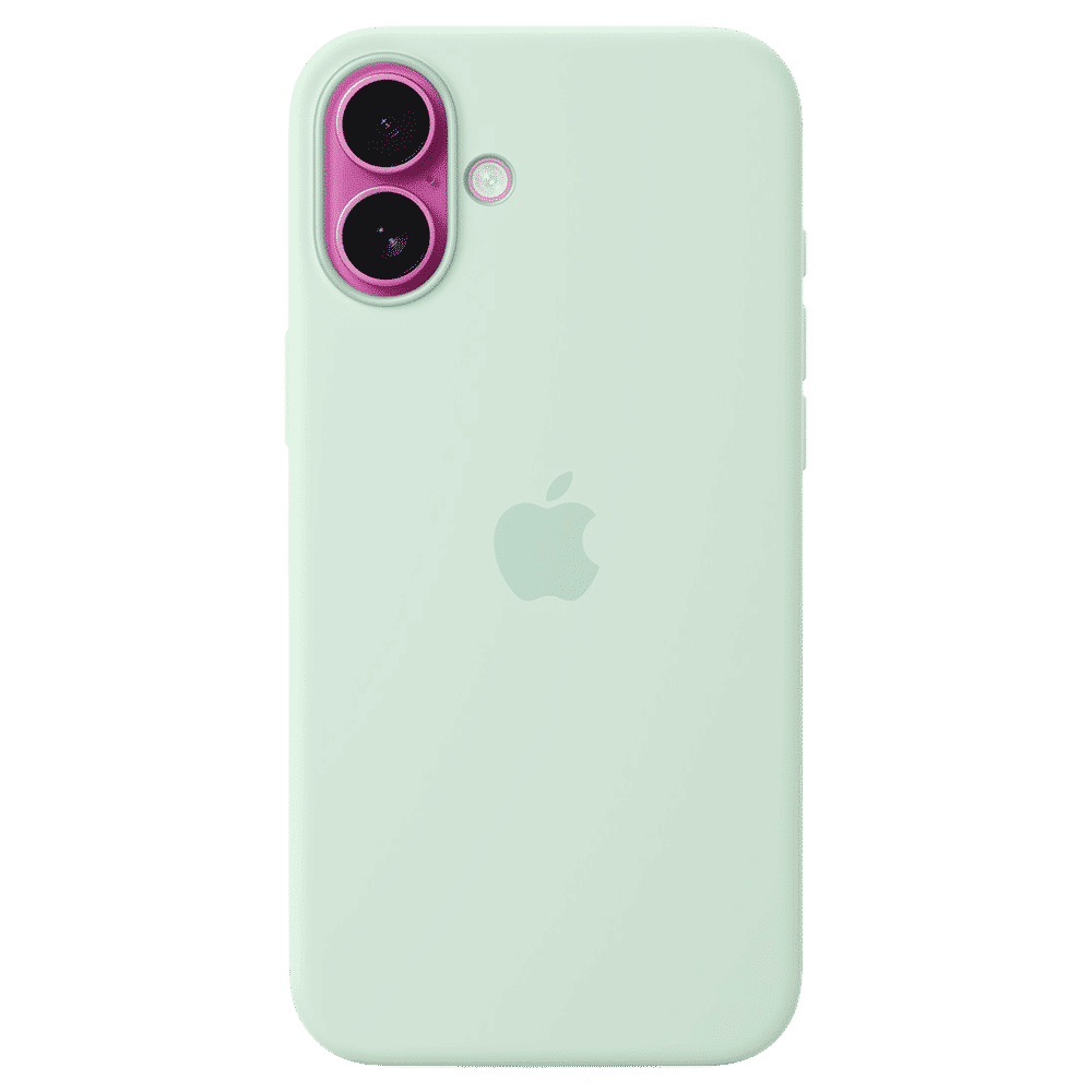 Apple Soft Silicone Back Cover Apple iPhone 16 Plus (MagSafe Charging Support, Aquamarine)_3