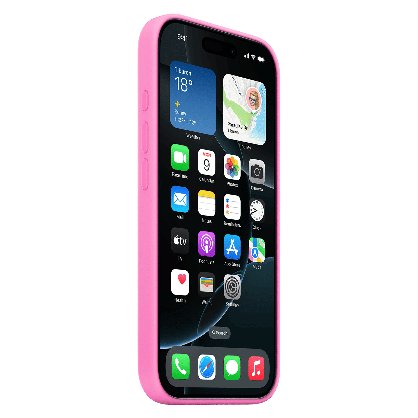 Apple Soft Silicone Back Cover Apple iPhone 16 Pro (MagSafe Charging Support, Peony) Apple Soft Silicone Back Cover Apple iPhone 16 Pro (MagSafe Charging Support, Peony)_5