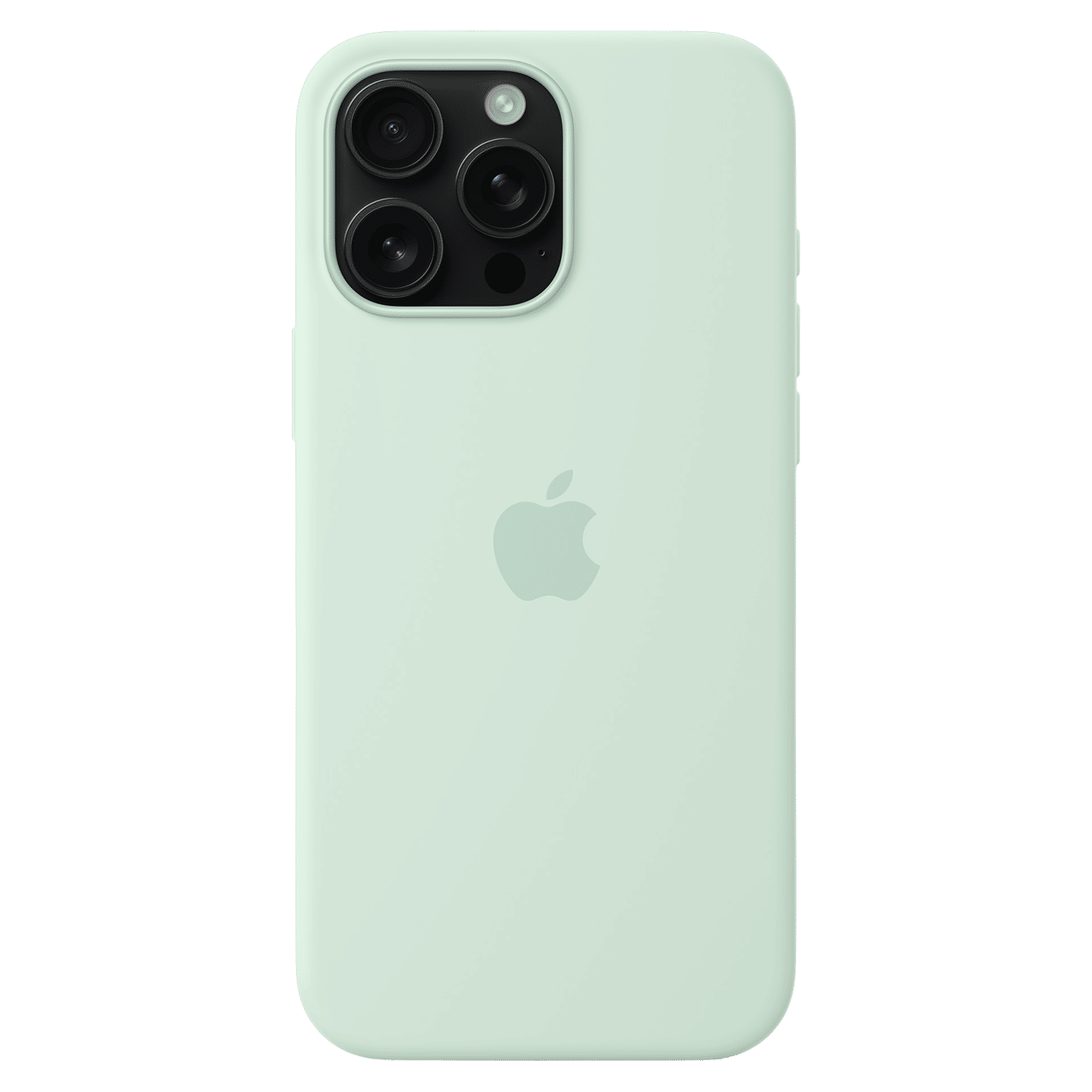 Apple Soft Silicone Back Cover Apple iPhone 16 Pro Max (MagSafe Charging Support, Aquamarine)_4