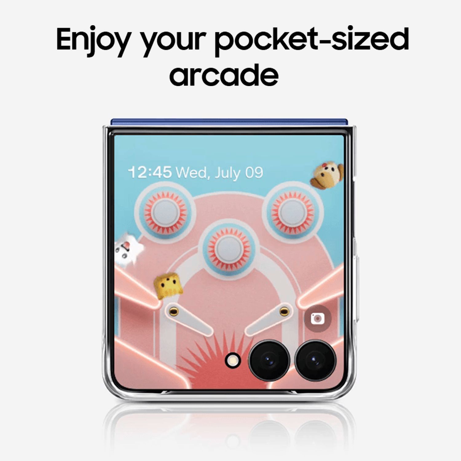 SAMSUNG Polycarbonate Back Cover for SAMSUNG Galaxy Z Flip7 (Flipsuit, Transparent)_8