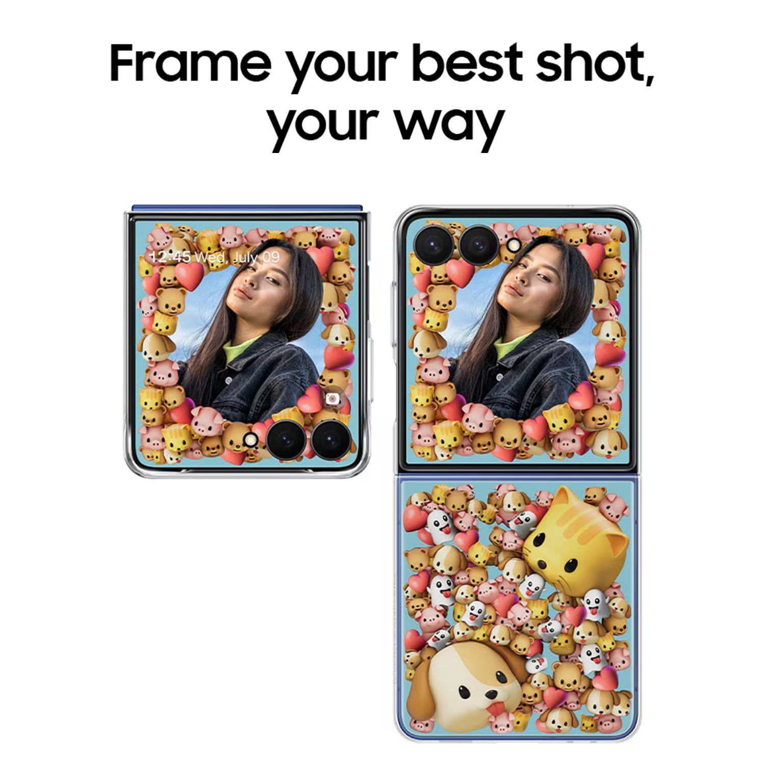 SAMSUNG Polycarbonate Back Cover for SAMSUNG Galaxy Z Flip7 (Flipsuit, Transparent)_9