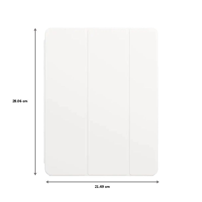 Apple MRXE2ZM/A Polyurethane Smart Folio Cover for 12.9 Inch iPad Pro 3rd Gen (Open to Wake Functionality, White)_5
