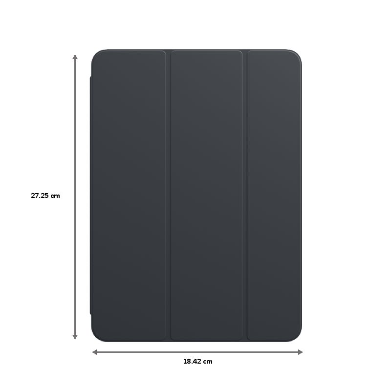 Apple MRX72ZM/A Polyurethane Smart Folio Cover for 11 Inch iPad Pro (Magnetic Connection, Charcoal Gray)_3