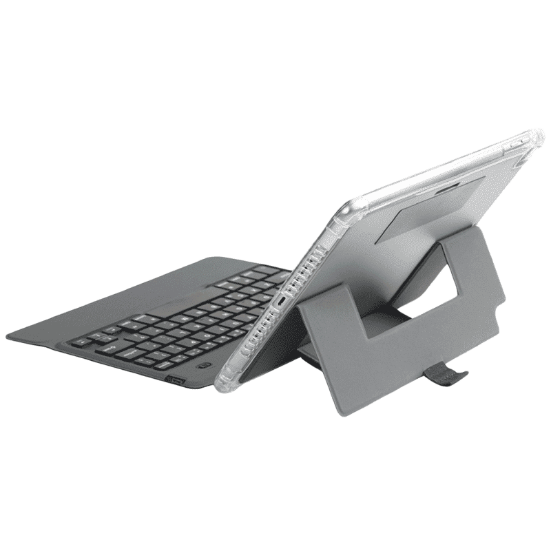 neopack Artificial Leather Folio Case For Apple iPad 10.2 Inch (Shockproof, Black)_5