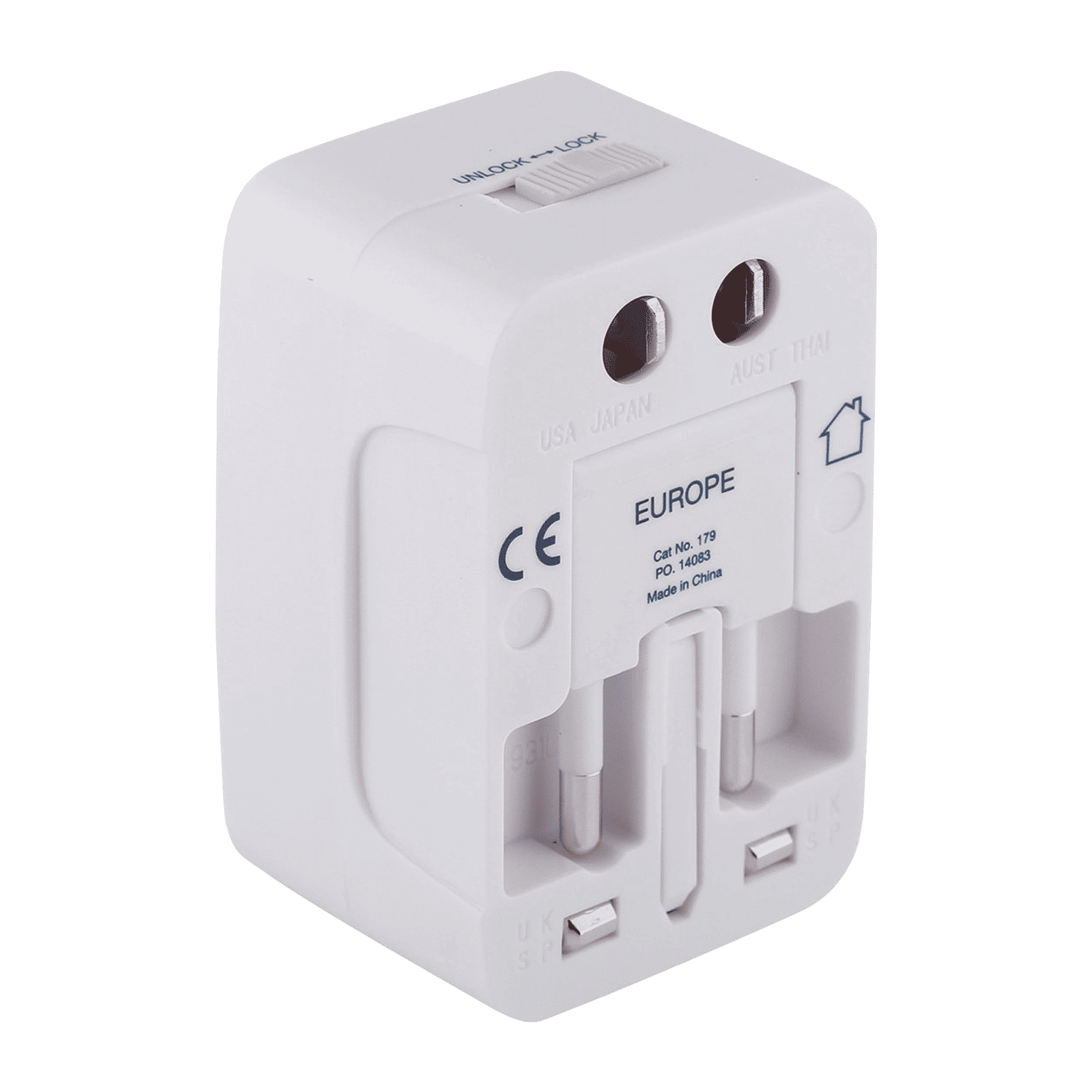 TRAVEL BLUE All-In-One Worldwide Travel Adaptor (179, Grey)_3