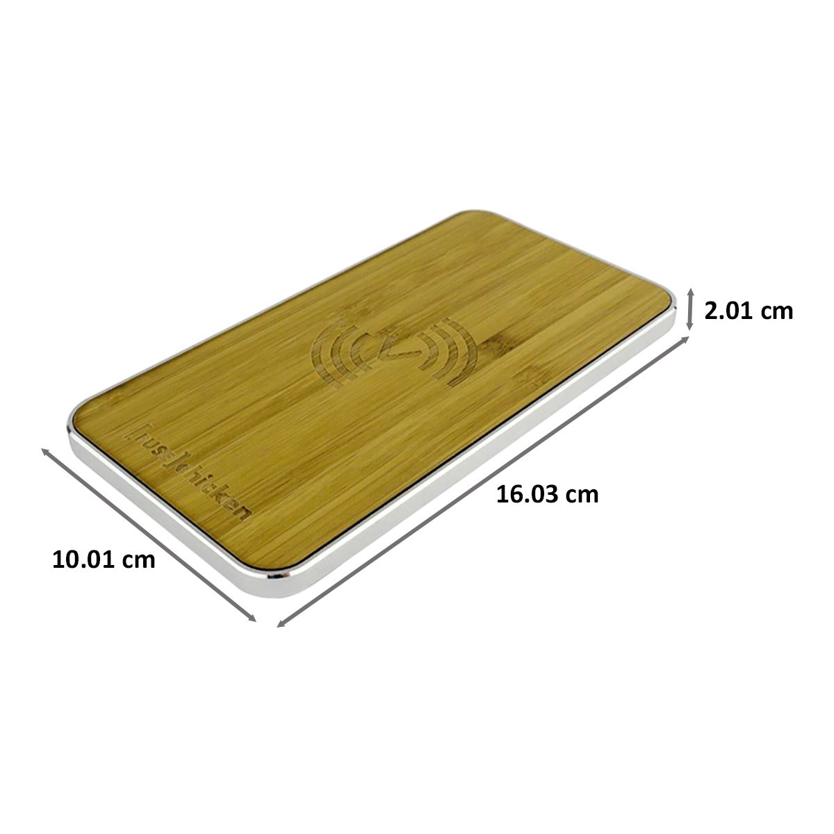 FUSE chicken Gravity Lift 5W Wireless Charger for Mobiles, Tablets and Laptops (High Strength Aluminium Body, Wood)_2