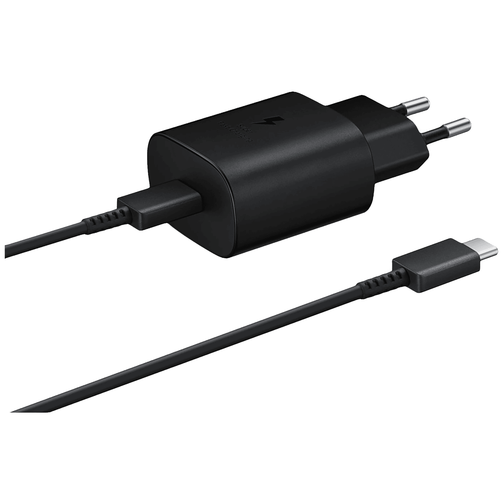 SAMSUNG 25W Type C Fast Charger (Type C to Type C Cable, Support Standard PD 3.0, Black) SAMSUNG 25W Type C Fast Charger (Type C to Type C Cable, Support Standard PD 3.0, Black)_1
