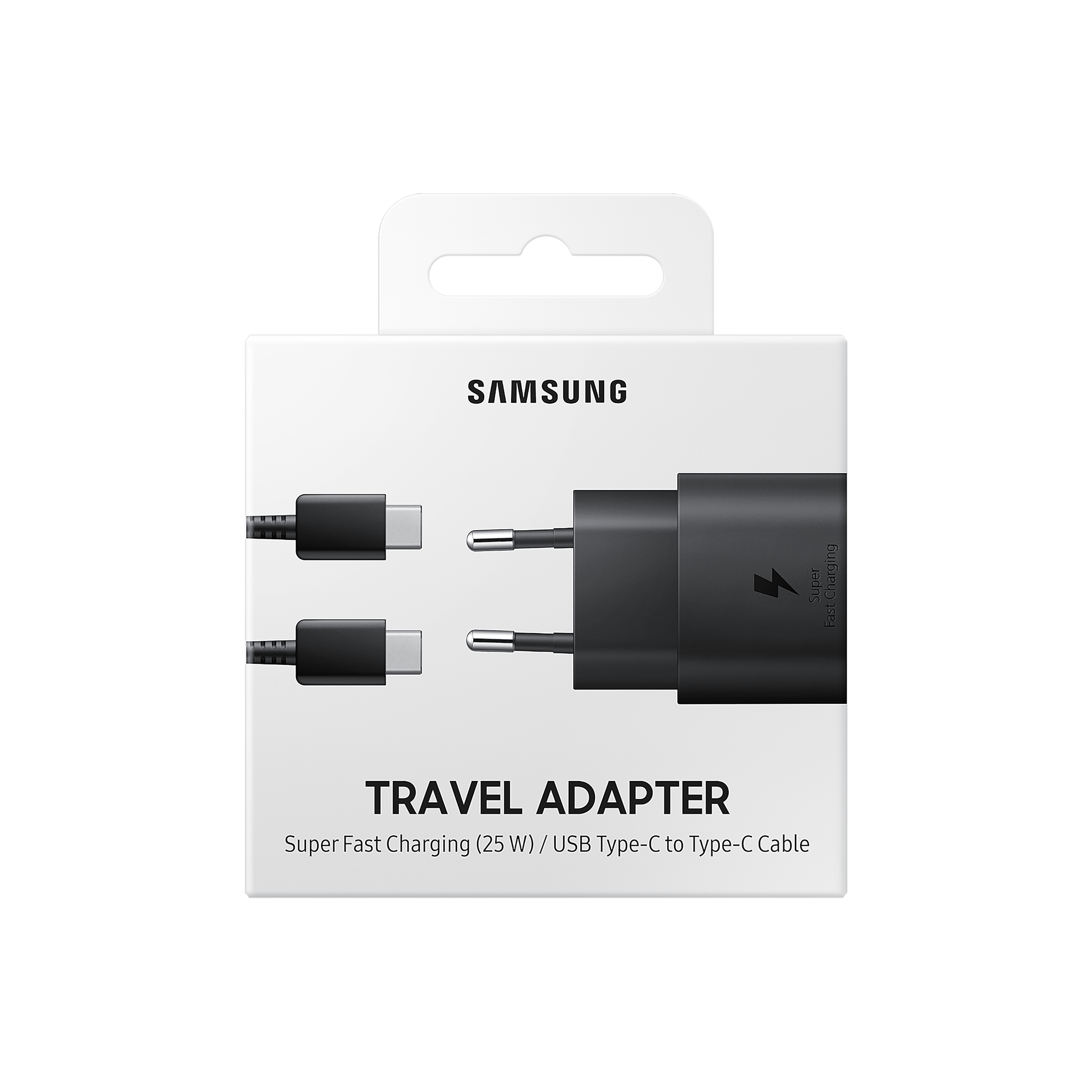 SAMSUNG 25W Type C Fast Charger (Type C to Type C Cable, Support Standard PD 3.0, Black) SAMSUNG 25W Type C Fast Charger (Type C to Type C Cable, Support Standard PD 3.0, Black)_4