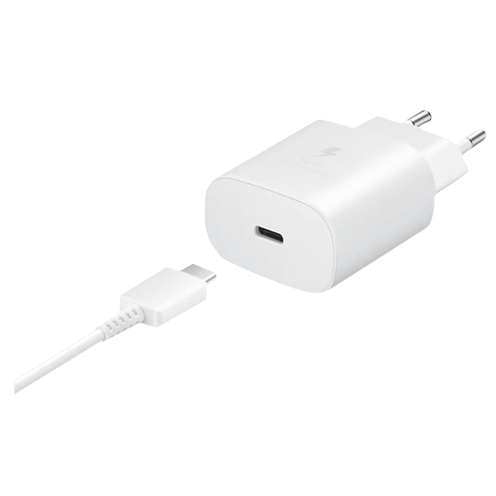 SAMSUNG 25W Type C Fast Charger (Type C to Type C Cable, Support Standard PD 3.0, White)_5
