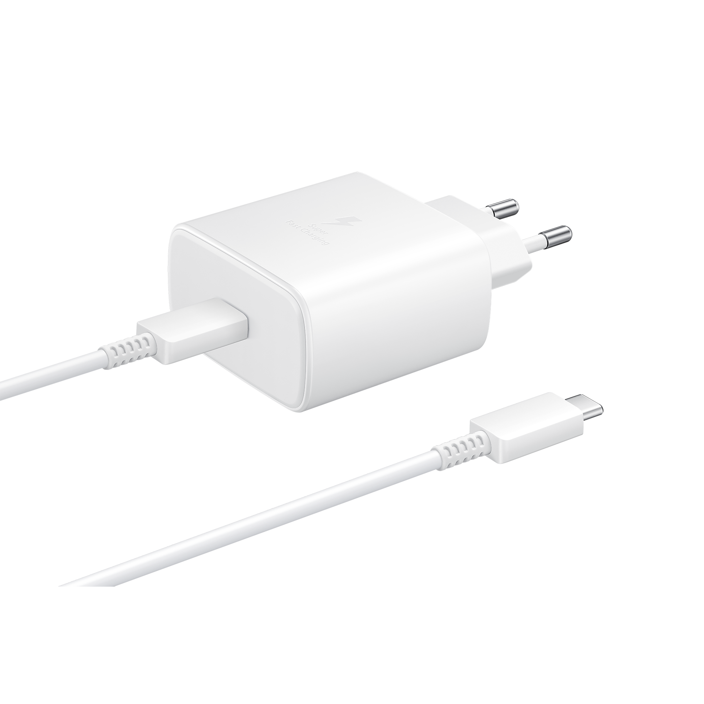 SAMSUNG 45W Type C Fast Charger (Type C to Type C Cable, Support PD 3.0 PPS, White)_1