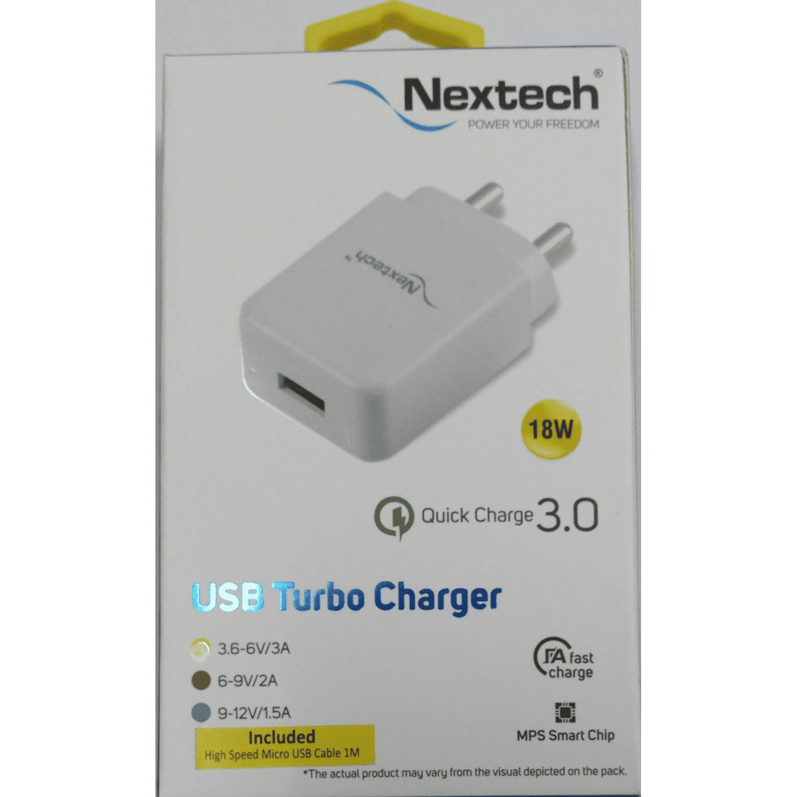 Nextech 18W Qualcomm 3.0 Wall Charger with Micro USB Cable_7