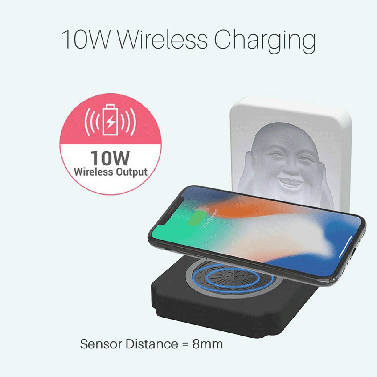 PORTRONICS POR 1060 10W Wireless Charger for iOS and Android (Qi Certified, Over Voltage Protection, Black)_8