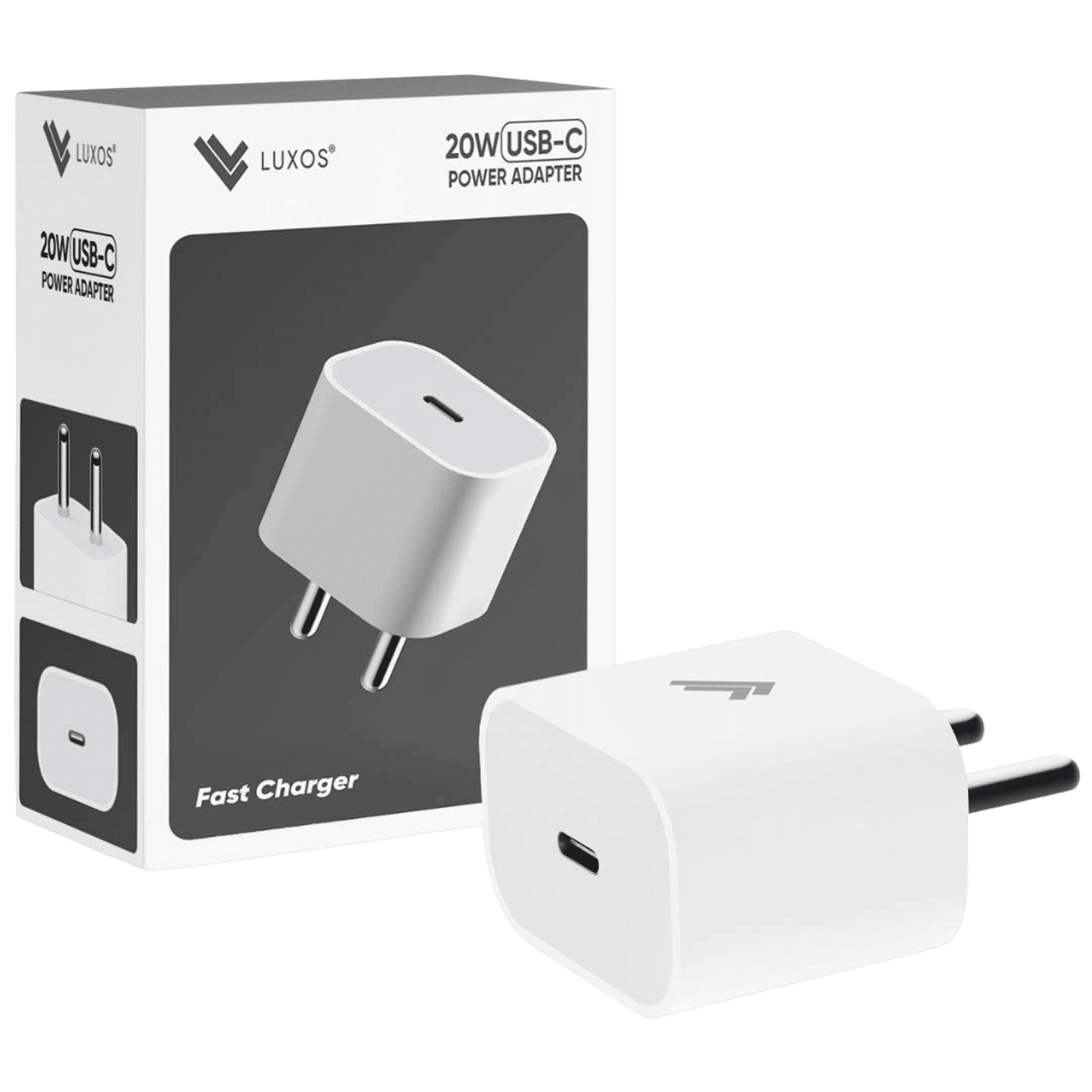 Vaku 20W Type C Fast Charger (Adapter Only, Comprehensive Protection, White)_6