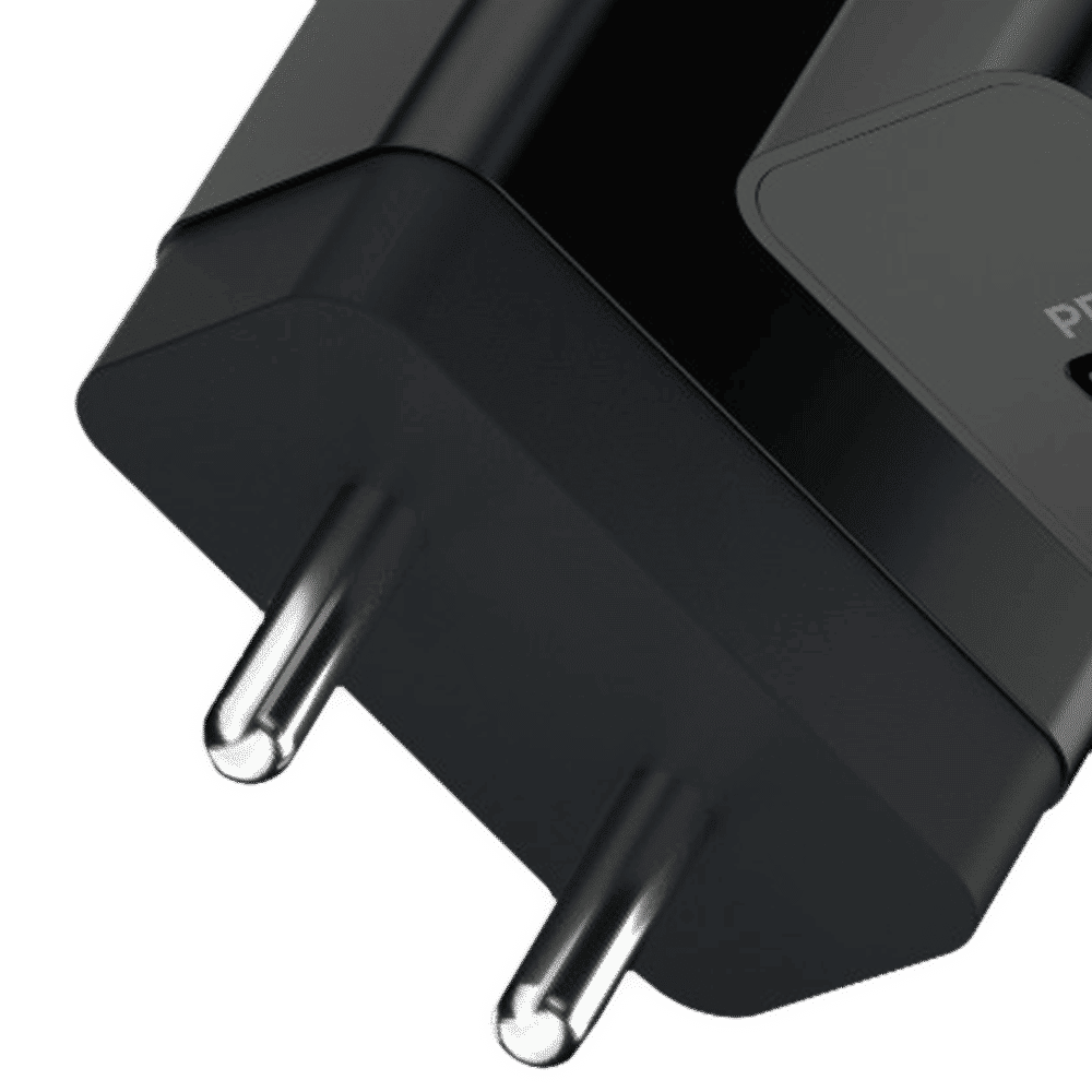 Vaku 42W Type A & Type C 2-Port Fast Charger (Adapter Only, Short-Circuit Protection, Black) Vaku 42W Type A & Type C 2-Port Fast Charger (Adapter Only, Short-Circuit Protection, Black)_4