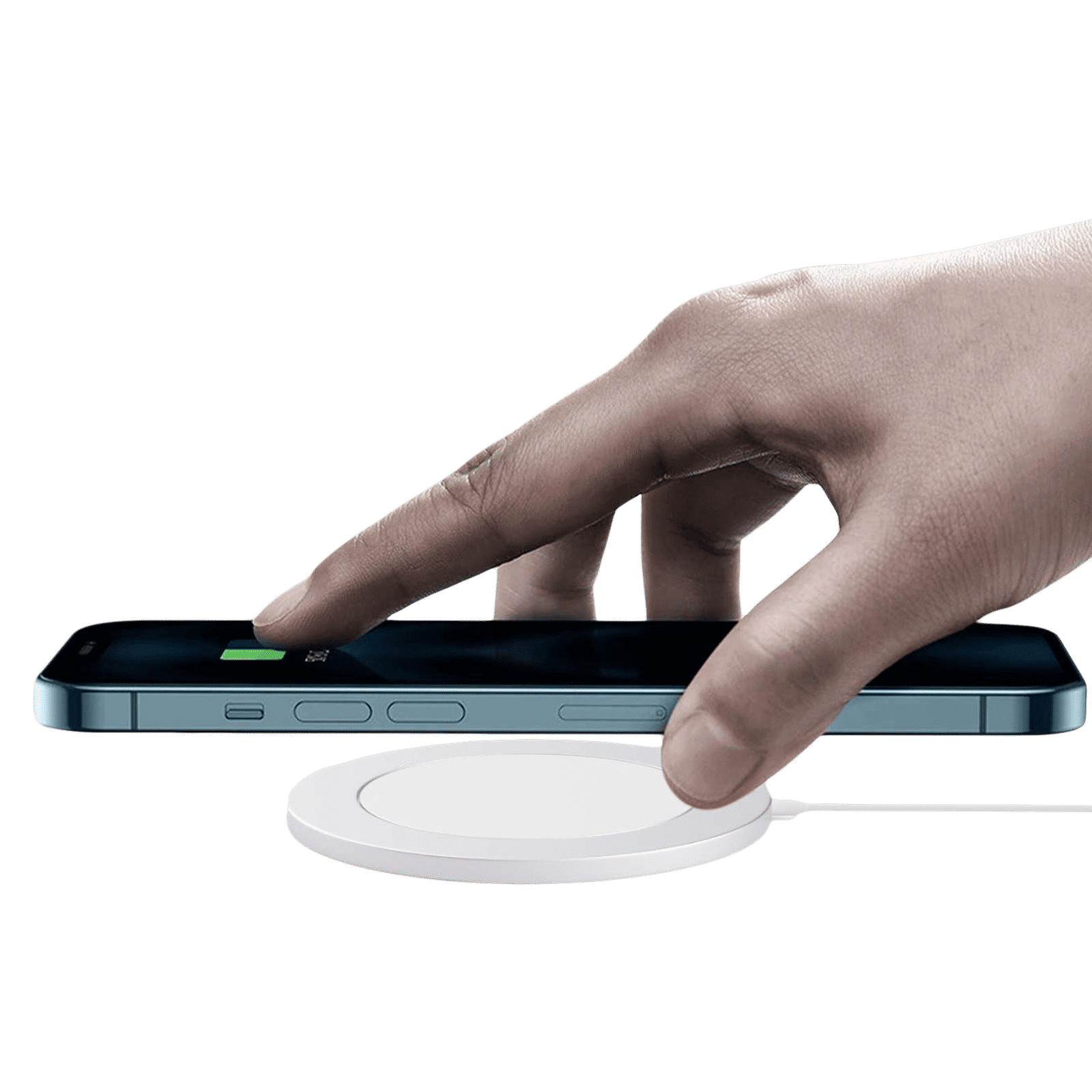 Vaku MagPro 15W Wireless Charger for iOS, Android, Earbuds (Qi Compatible, White)_8