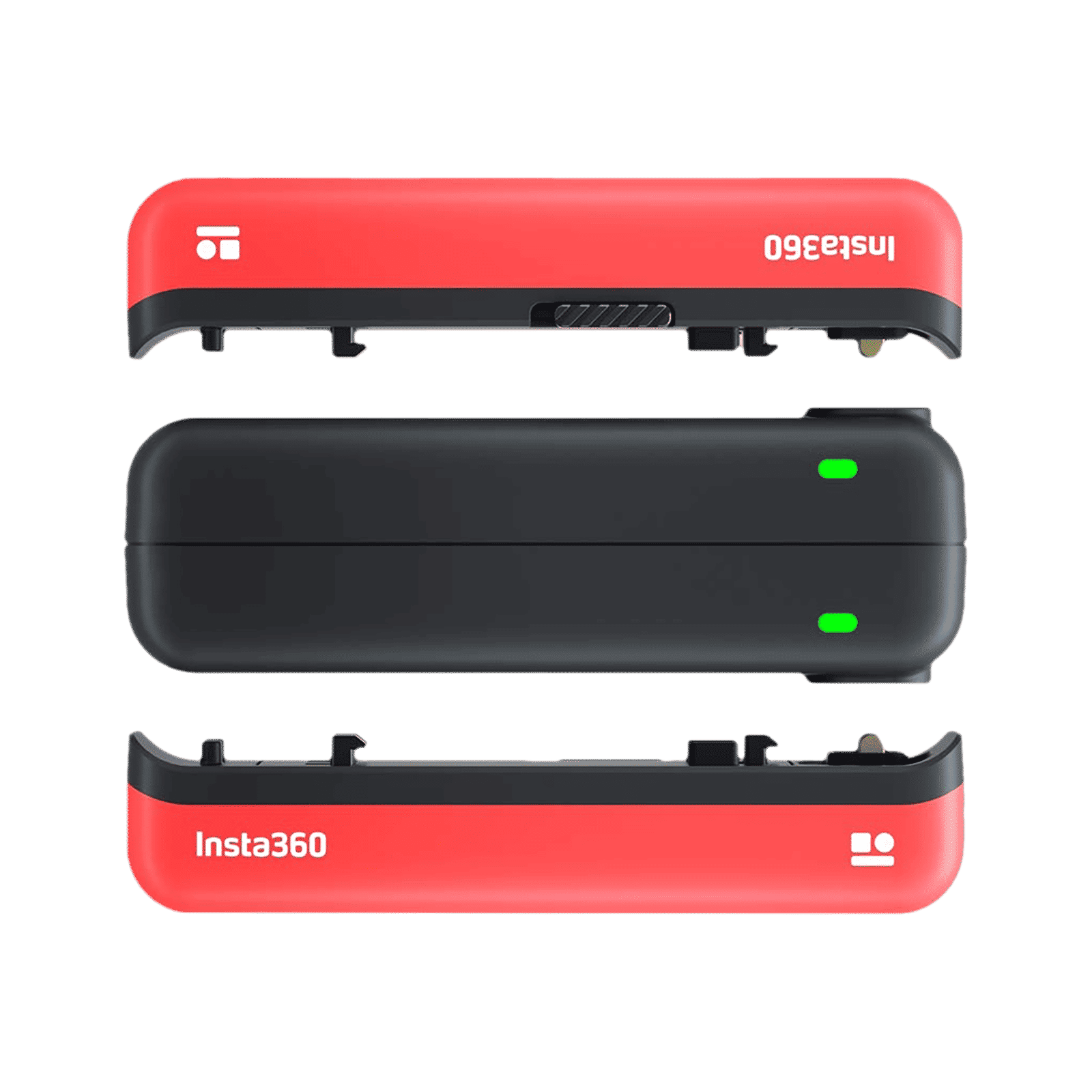 Insta360 IN.00000001.04 Fast Camera Battery Charger for One R (2-Ports, Folding Mount Points)_5