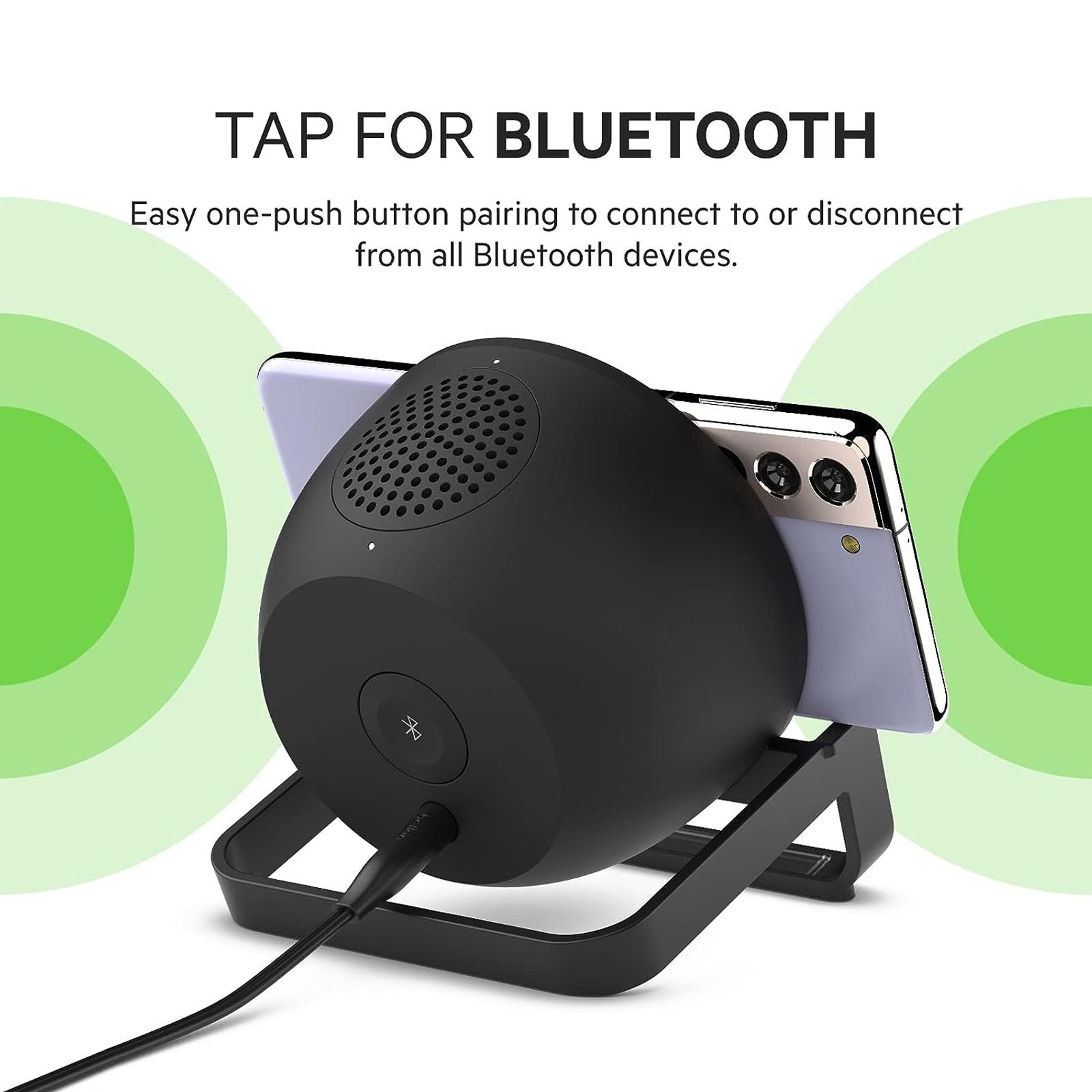 belkin AUF001zbBK 10W Wireless Charger for iPhone and Android (Versatile Stand, Black)_8