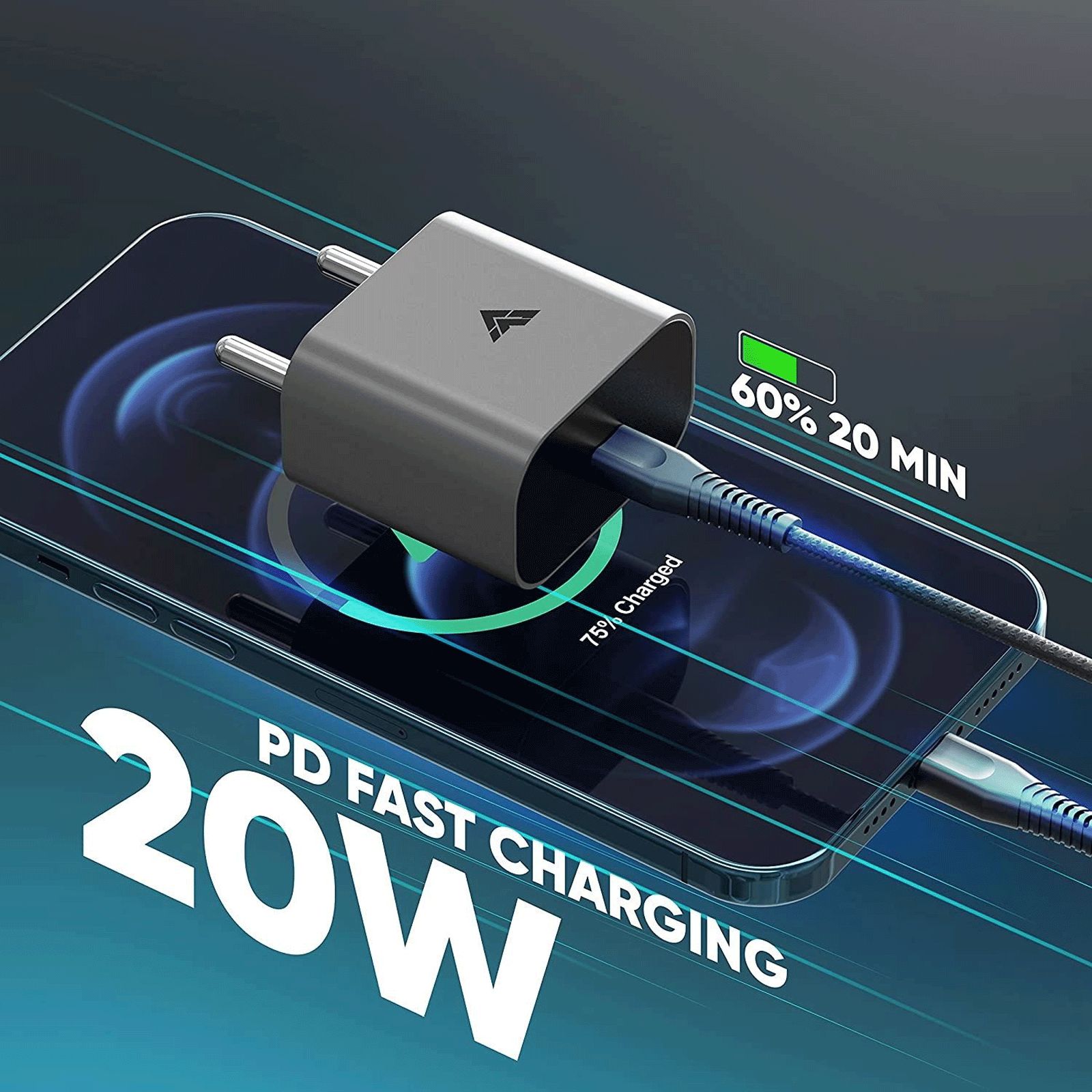 Vaku 20W Type C Fast Charger (Adapter Only, Comprehensive Protection, Grey) Vaku 20W Type C Fast Charger (Adapter Only, Comprehensive Protection, Grey)_7