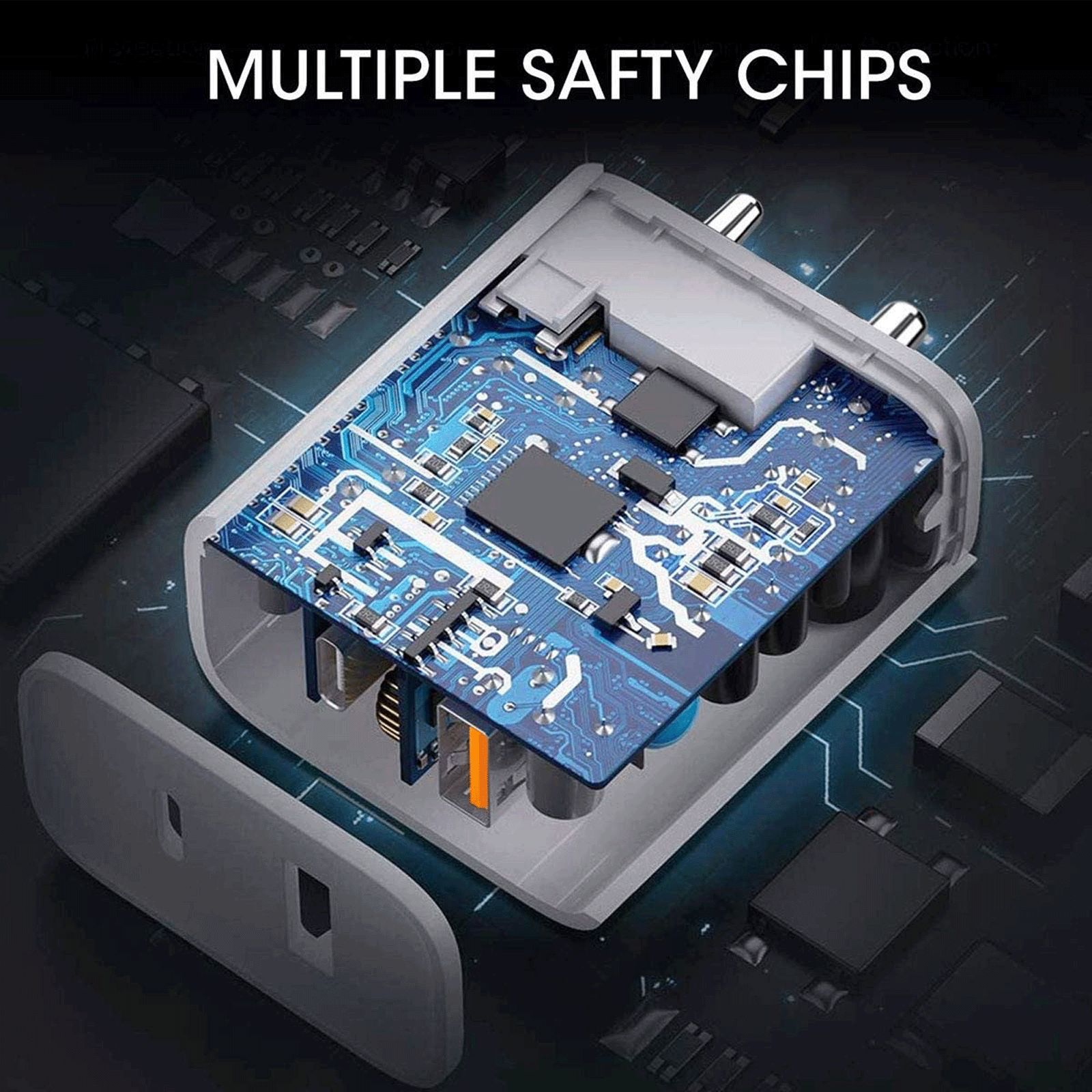 Vaku 20W Type A & Type C 2-Port Fast Charger (Adapter Only, Multiple Safety Chips, White) Vaku 20W Type A & Type C 2-Port Fast Charger (Adapter Only, Multiple Safety Chips, White)_7