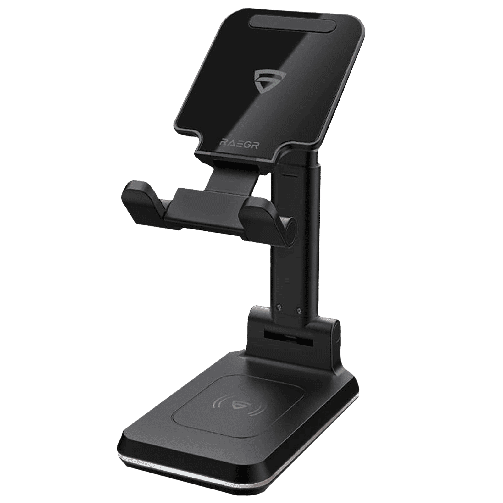 RAEGR Arc 1200 10W 2-in-1 Wireless Charger for iPhone, Android and Air pods (Dual Coils, Black)_3