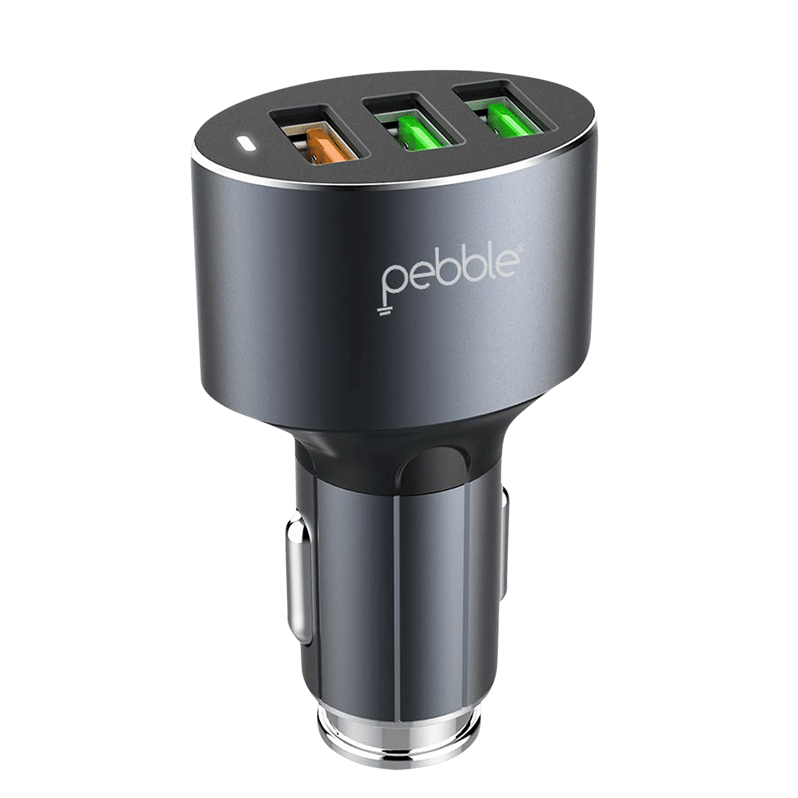 pebble 36W Type A 3-Port Quick Charger (Type A to Micro USB Cable, 10 Way Circuit Protection, Black)_3