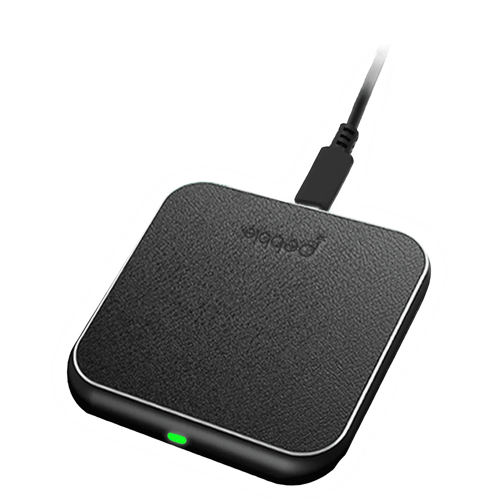 Pebble Crux 10W Wireless Charger for iOS, Android (Qi Certified, 10 Way Circuit Protection, Charcoal Black)_5