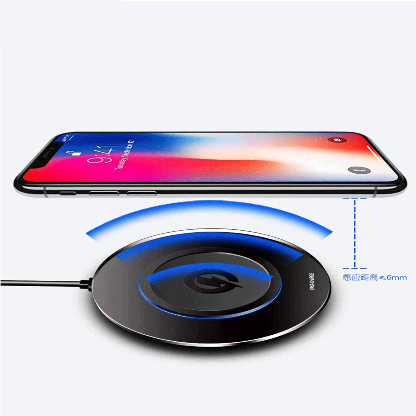 Soopii 10W Wireless Charger for iPhone 11, 11 Pro, 11 Pro Max, XS Max, XS, XR, X, 8, 8 Plus/SAMSUNG Note 10, 10 Plus, S10, S10 Plus, S10E, Note 9, S9, S8, Note 8/Google Pixel 3, 3XL, 4XL (Qi Compatible, Black) Soopii 10W Wireless Charger for iPhone 11, 11 Pro, 11 Pro Max, XS Max, XS, XR, X, 8, 8 Plus/SAMSUNG Note 10, 10 Plus, S10, S10 Plus, S10E, Note 9, S9, S8, Note 8/Google Pixel 3, 3XL, 4XL (Qi Compatible, Black)_3