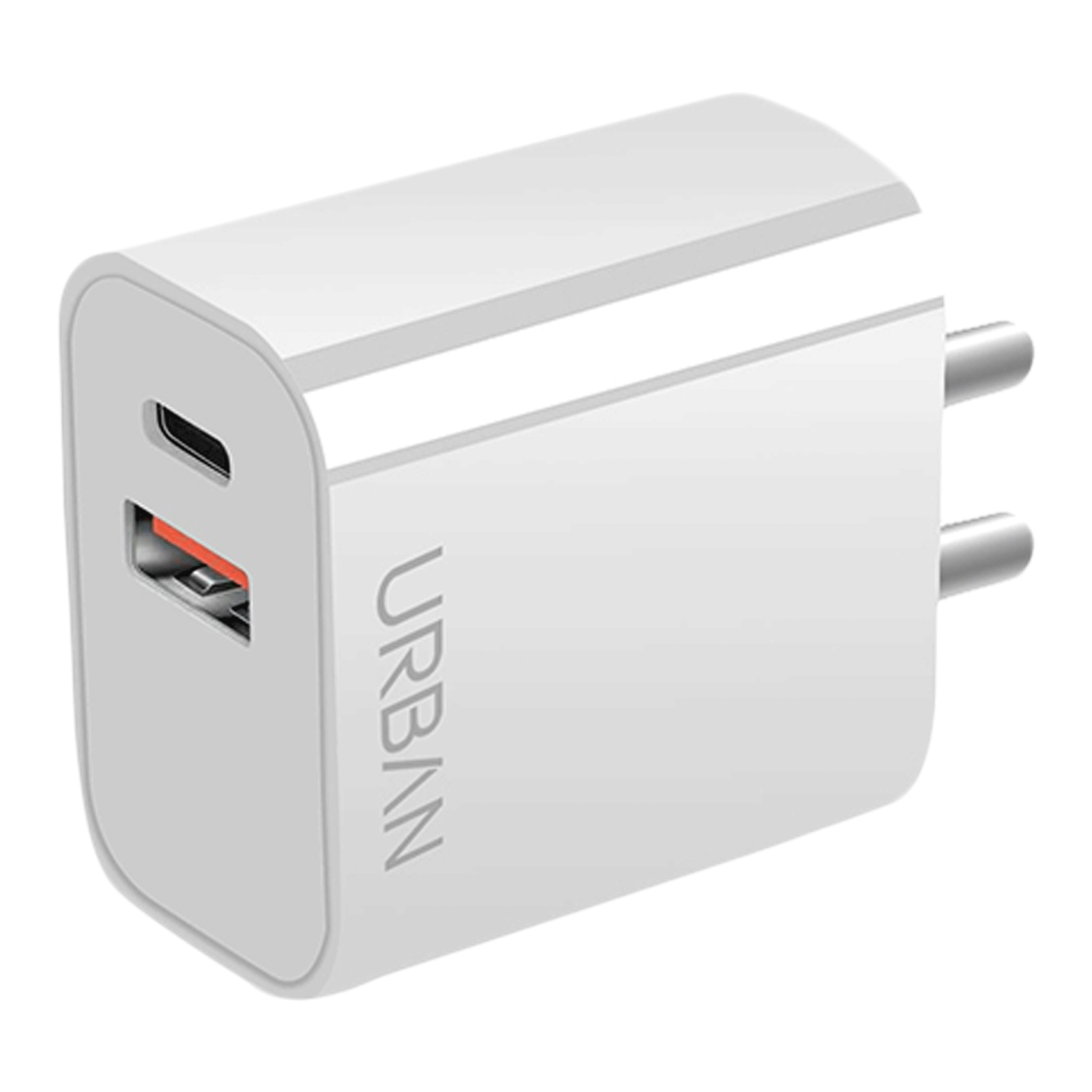 in base Urban Sprint 20W 2-Port Fast Charger (Type C Cable, Quick Charge, White)_3