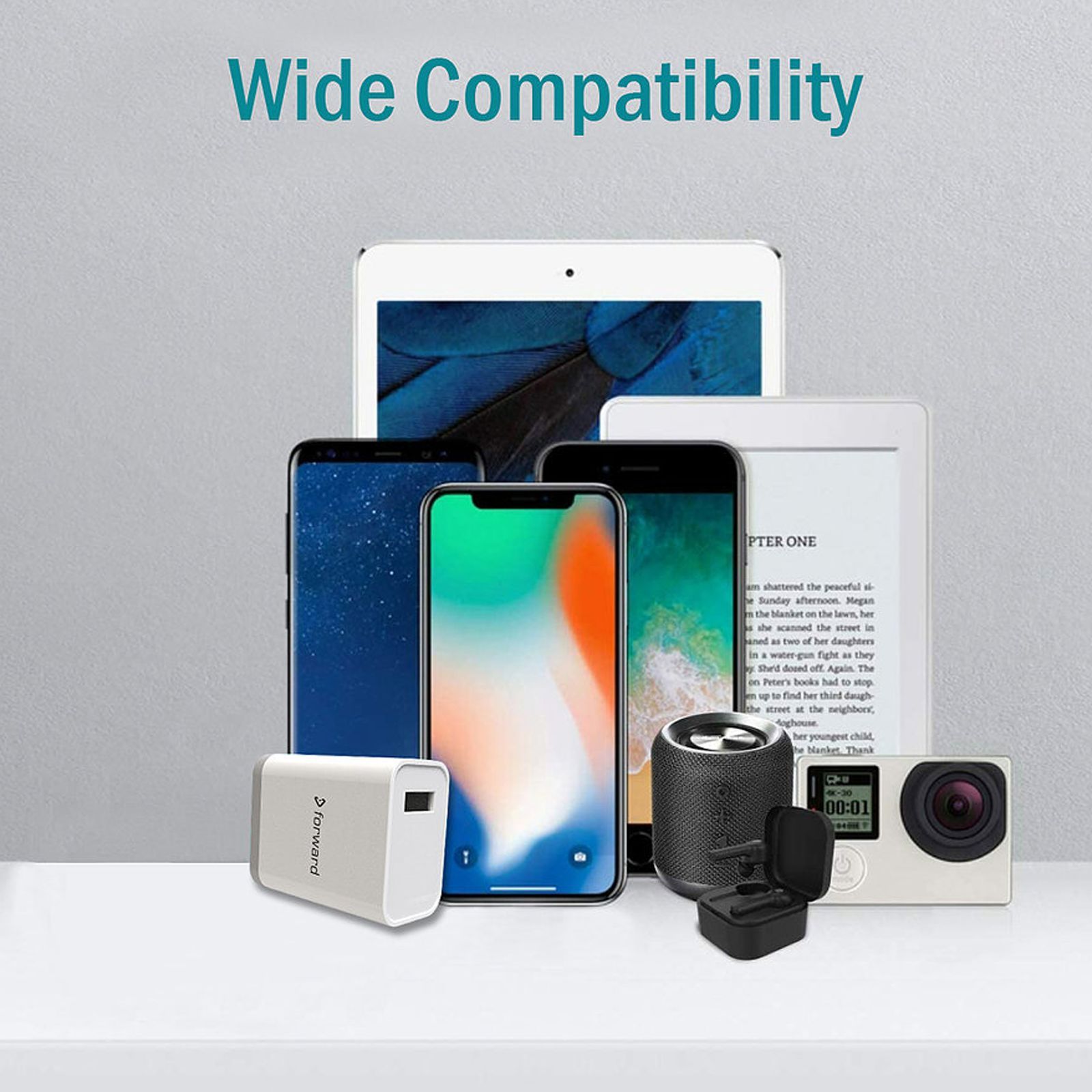 Forward CE-QC 301 18W USB 3.0 Fast Charger (USB Cable, Over Voltage Protection, White) Forward CE-QC 301 18W USB 3.0 Fast Charger (USB Cable, Over Voltage Protection, White)_6