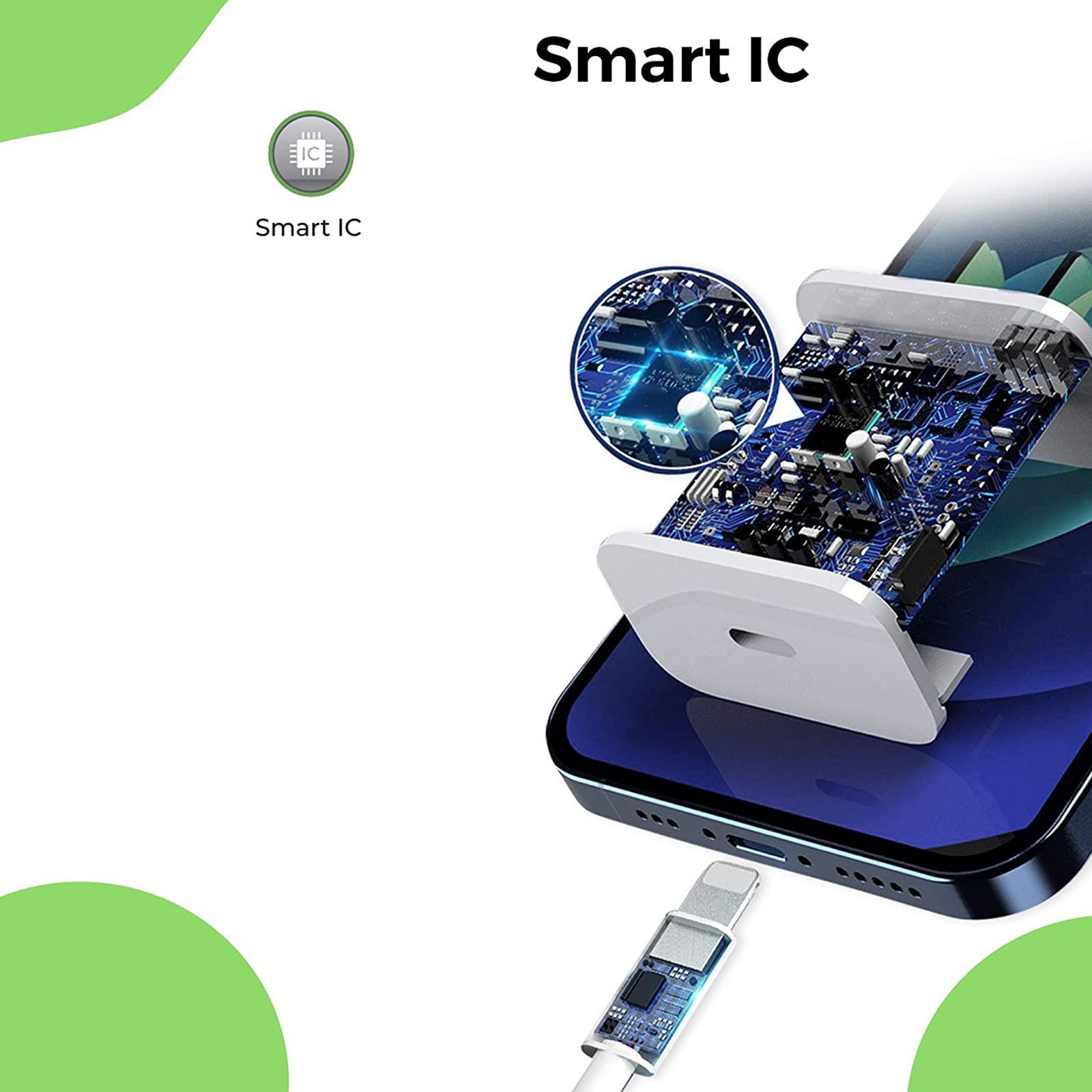 UltraProlink Boost 20W Type C Fast Charger (Adapter Only, Built-in Smart Chip, White)_5