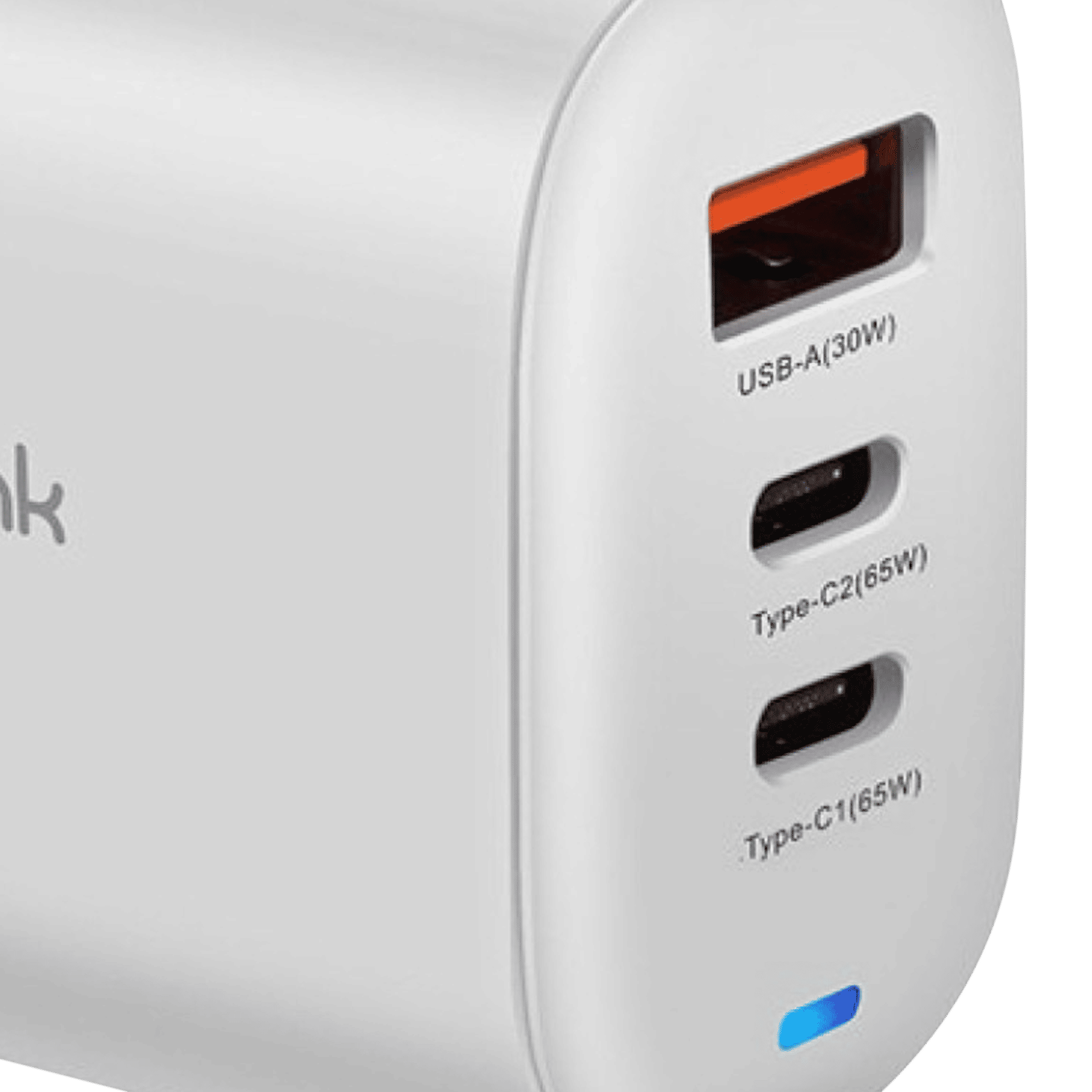 UltraProlink Boost GaN 65W Type A & Type C 3-Port Fast Charger (Type C to Type C Cable, Multi-Layer Protection, White) UltraProlink Boost GaN 65W Type A & Type C 3-Port Fast Charger (Type C to Type C Cable, Multi-Layer Protection, White)_4
