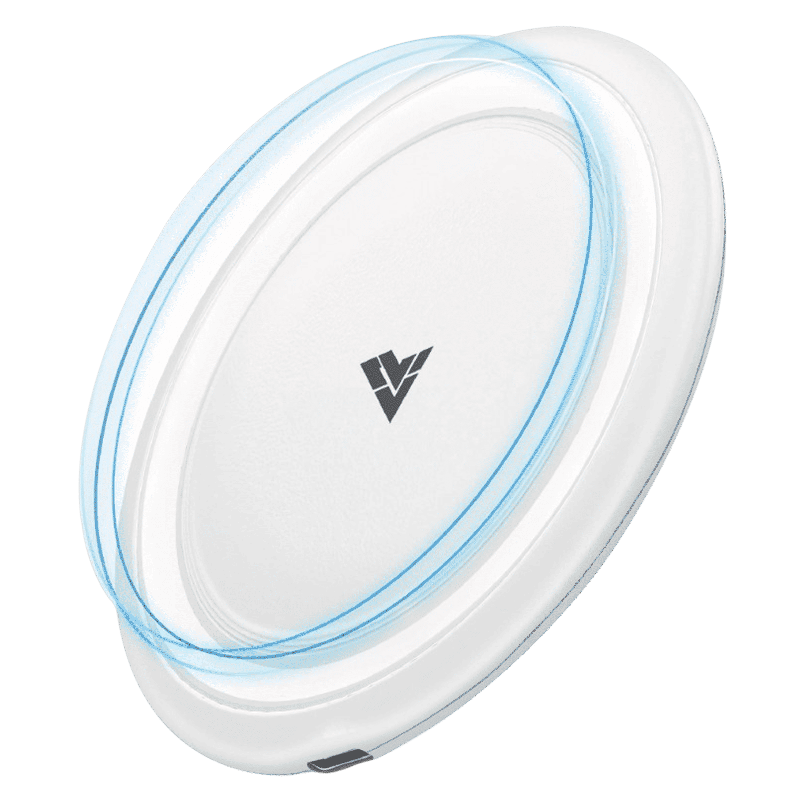 Vaku Mont Clad 15W Wireless Charger for Smartphones (Over Current Protection, White)_1