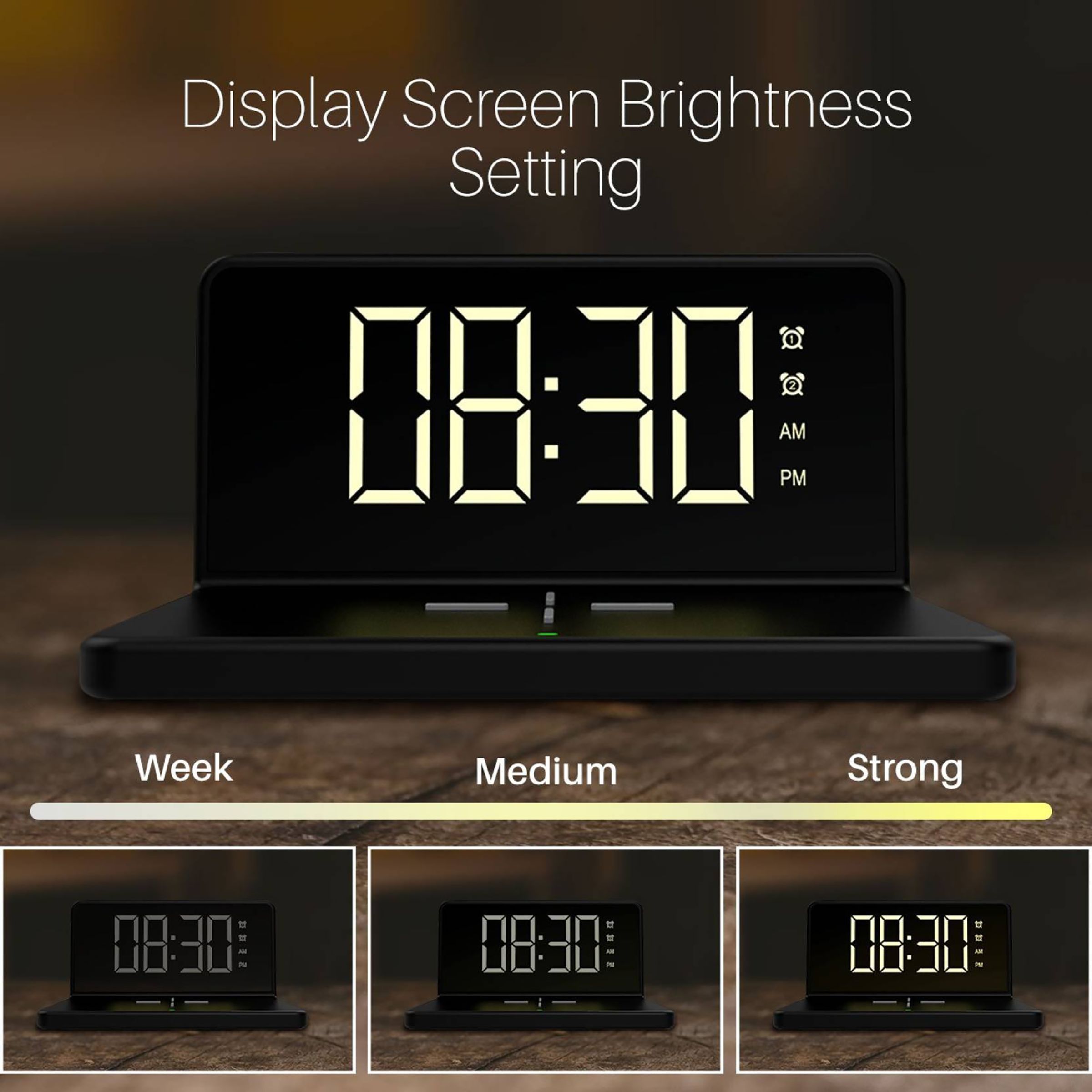 Portronics Freedom 4A 10W Desktop Wireless Charger for iOS, Android (Qi Charging, Black)_8