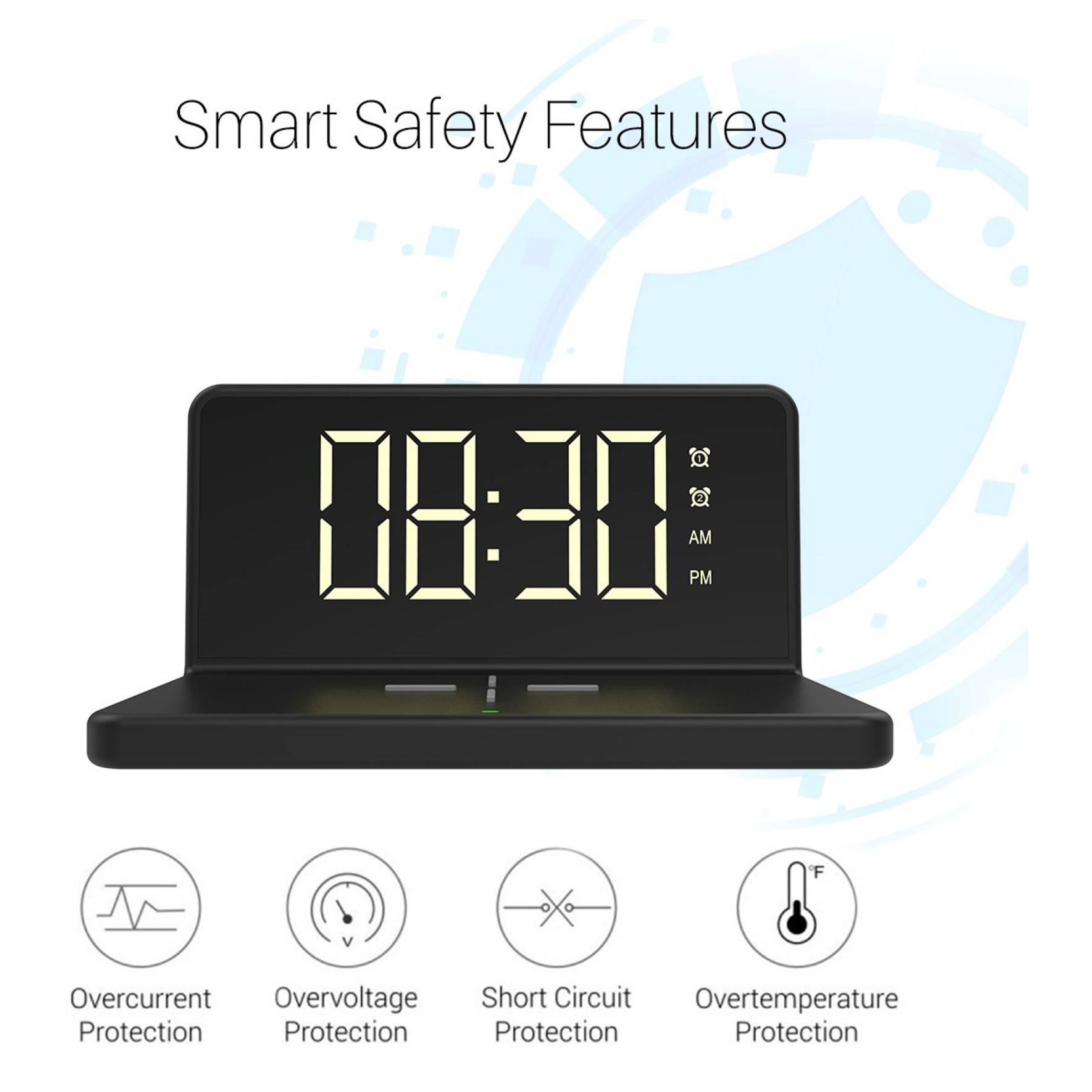 Portronics Freedom 4A 10W Desktop Wireless Charger for iOS, Android (Qi Charging, Black)_6